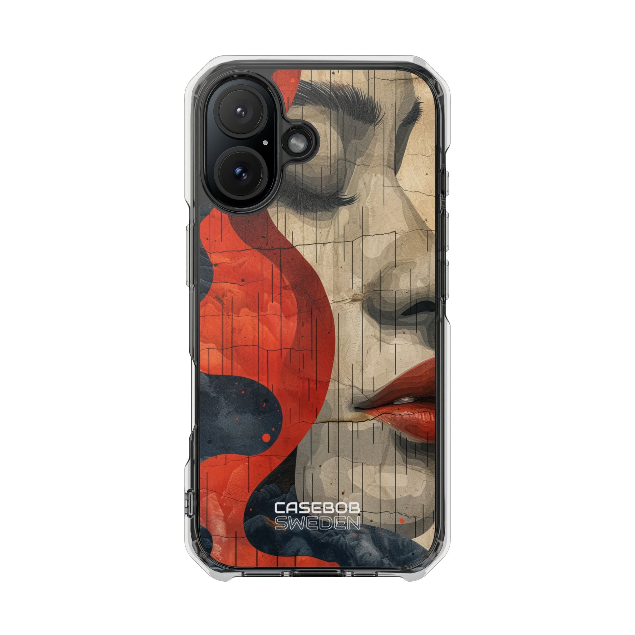 Crimson Flow Profile iPhone 16 - Impact Clear+
