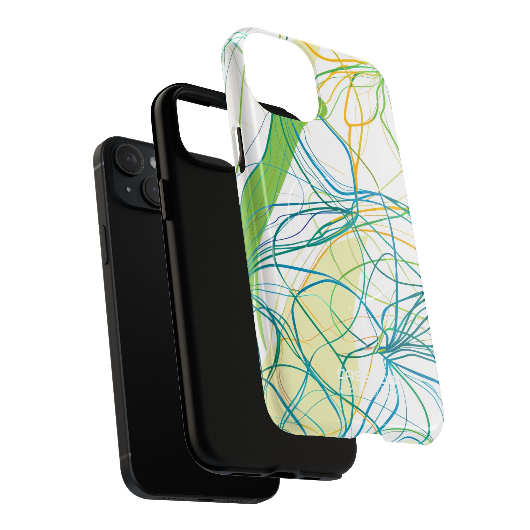 Correnti del fiume che si attorcigliano iPhone 15 - Tough+