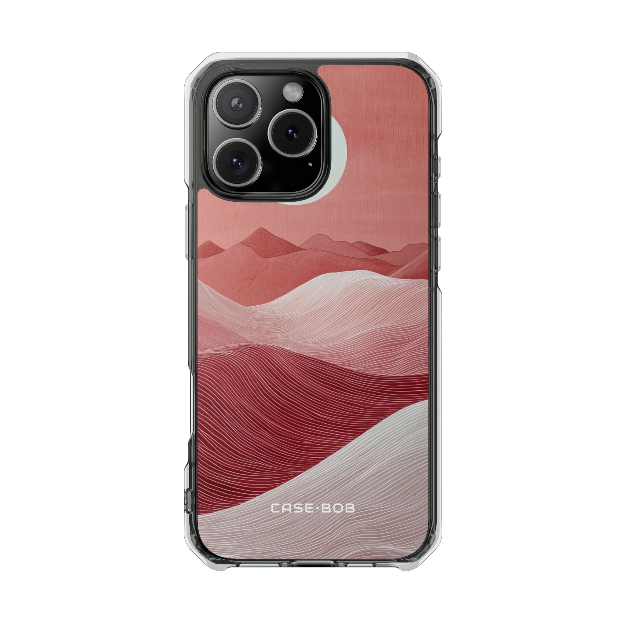 White Orb Dunes iPhone 16 Pro Max Case - Impact