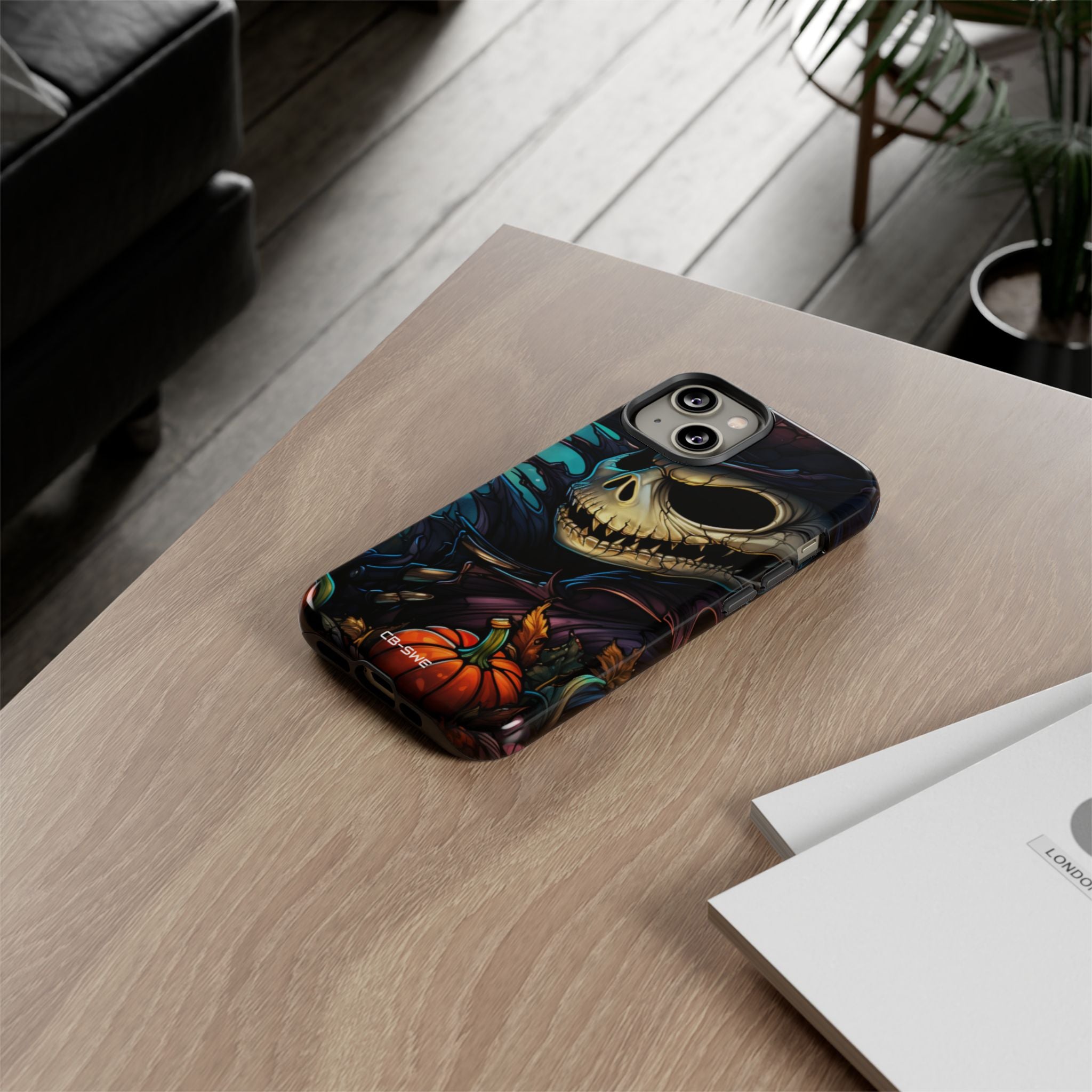 Skull Grins Brightly - iPhone Case