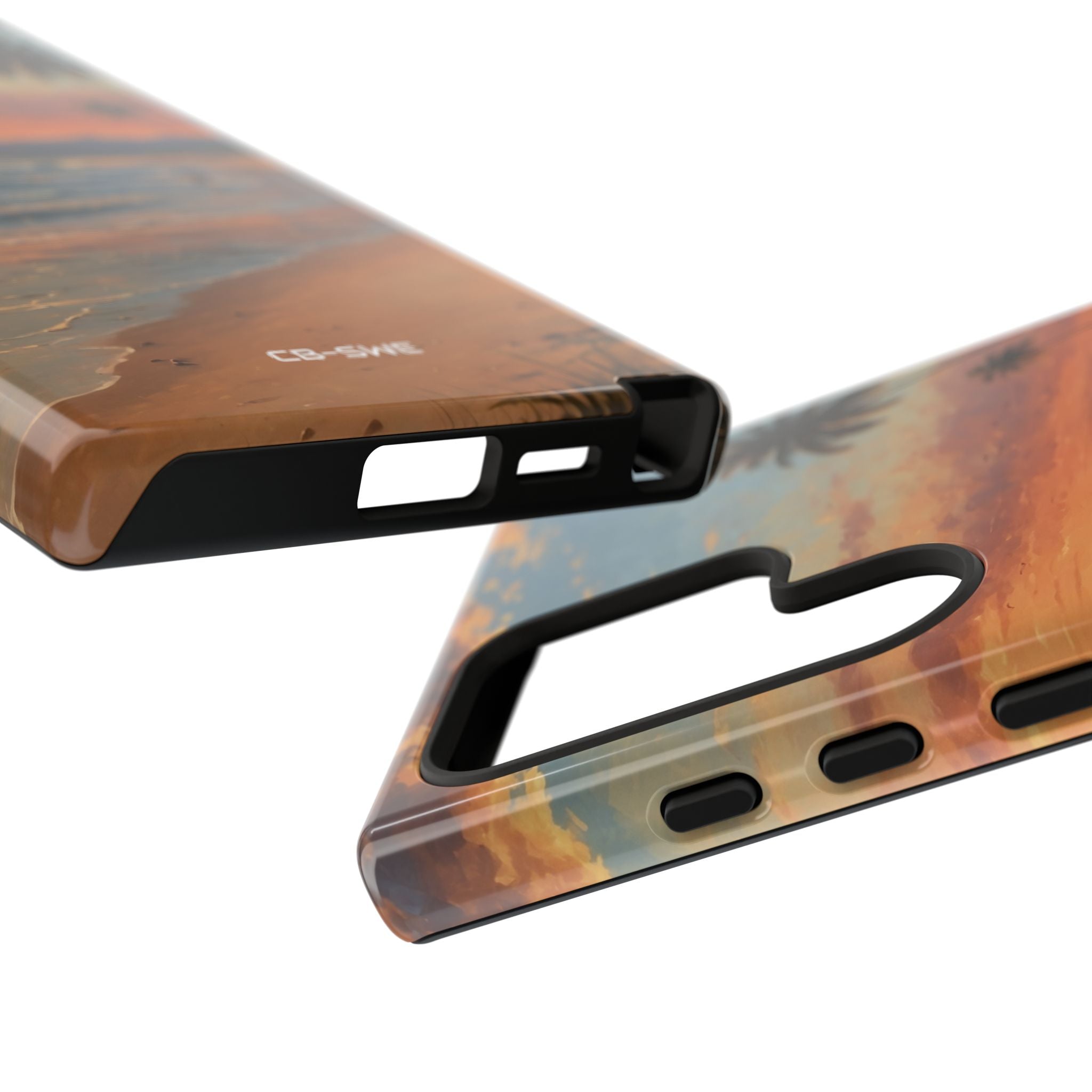 Golden Waves Embrace - Samsung Case
