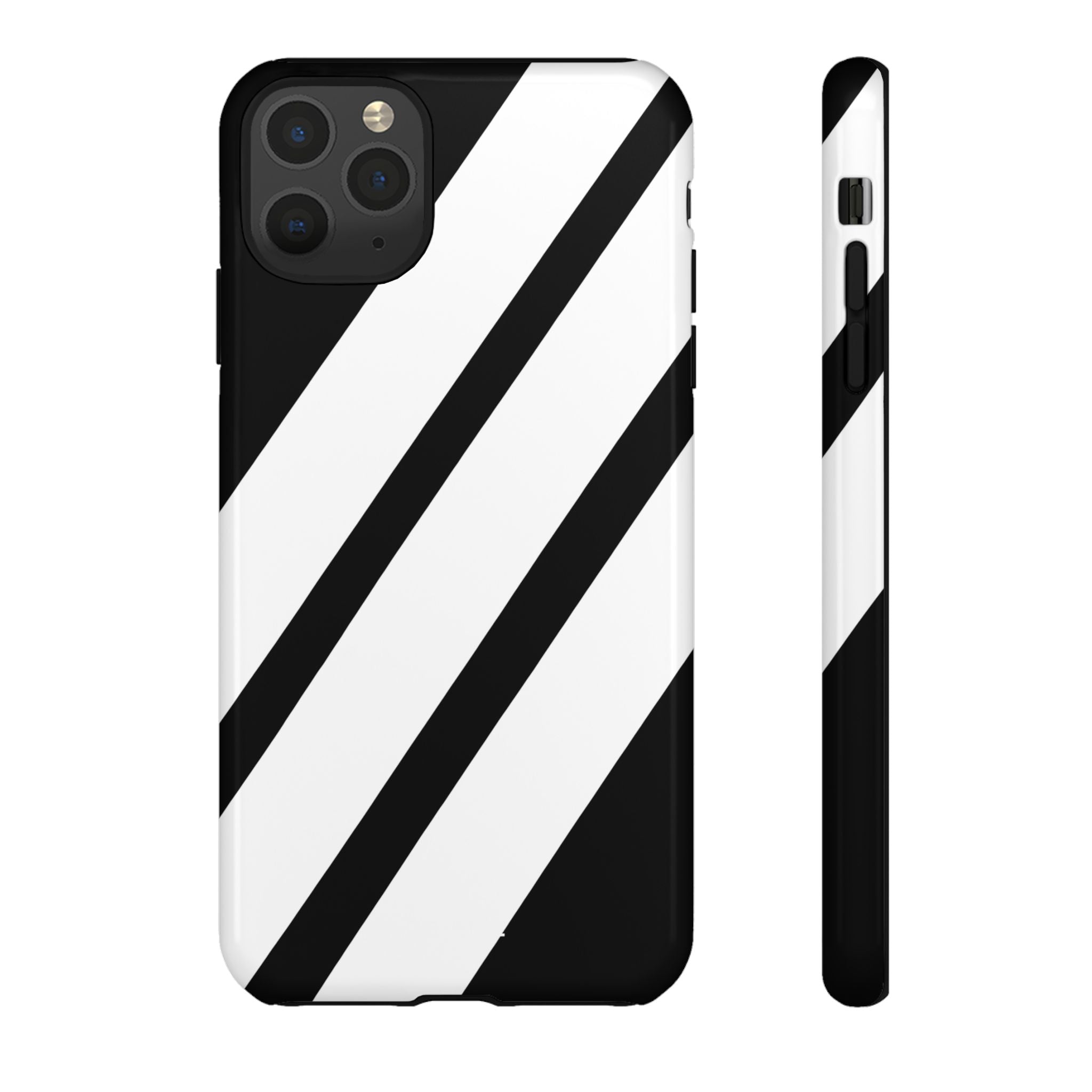 Monochrome Diagonal Symmetry - iPhone Case