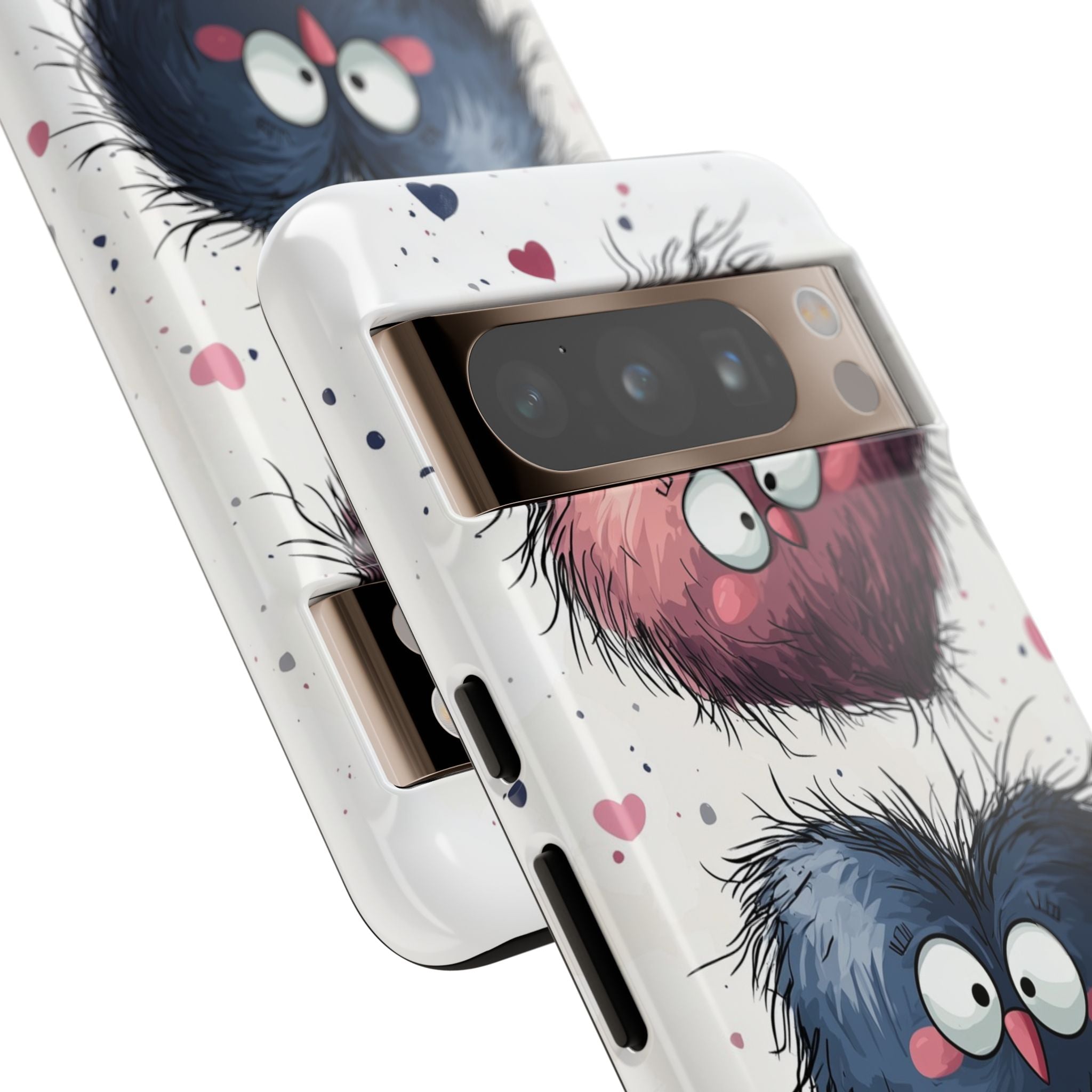 Fluffy Hearts Embrace - Google Pixel Case