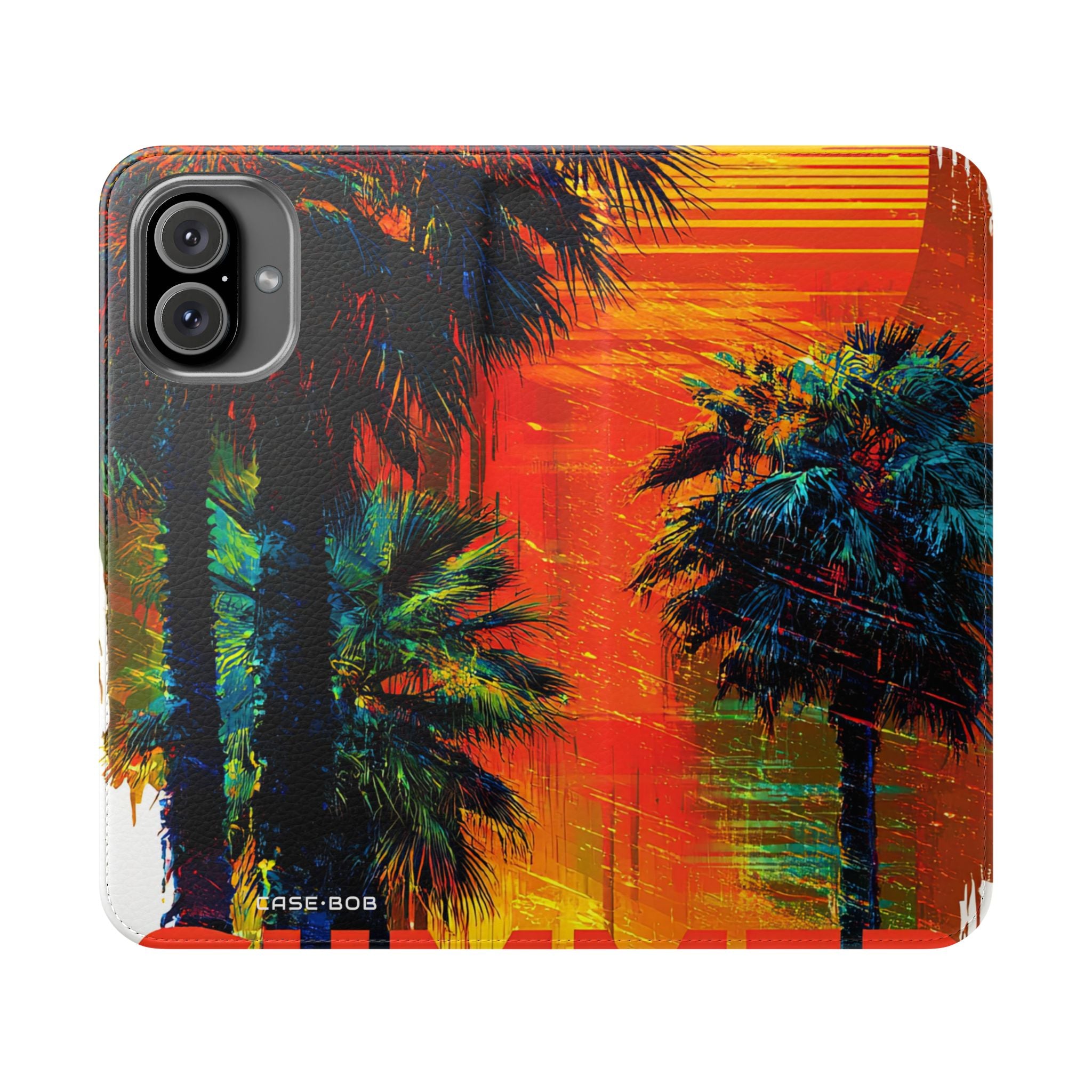 Golden Palms - iPhone 16 Plus Cover - Portemonnee