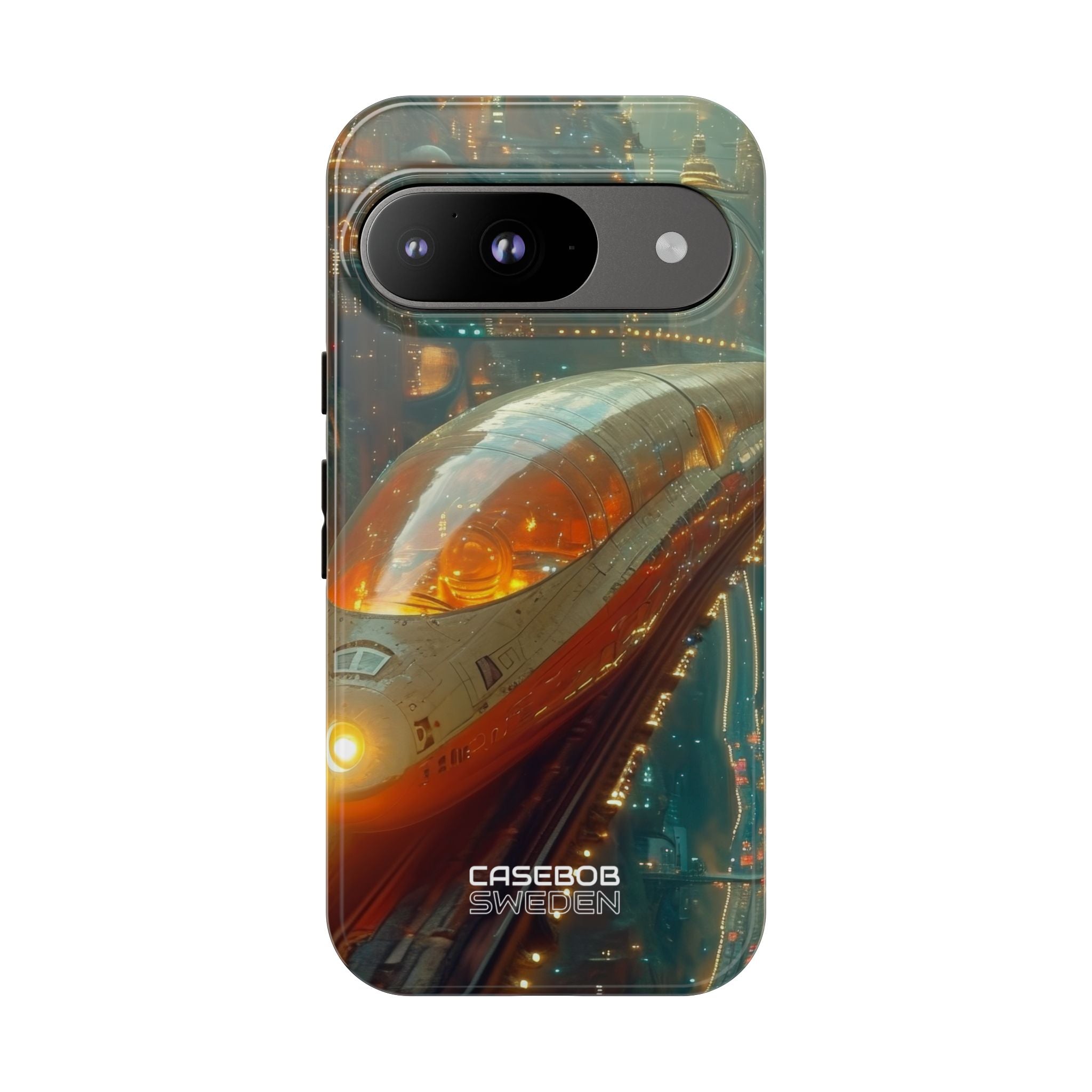 Futuristic Train Odyssey Google Pixel 9 - Tough