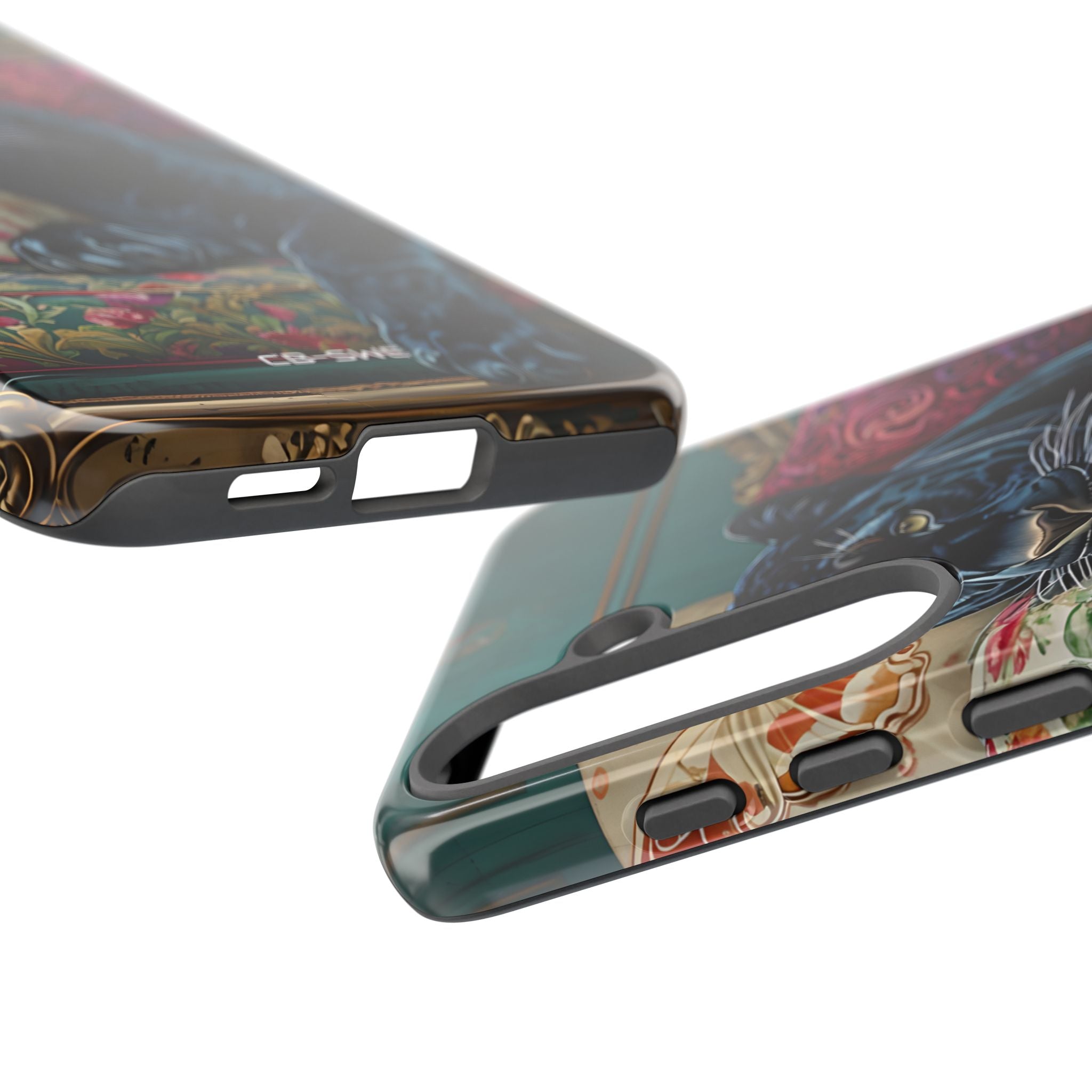 Panther on Vintage Chaise - Samsung Case