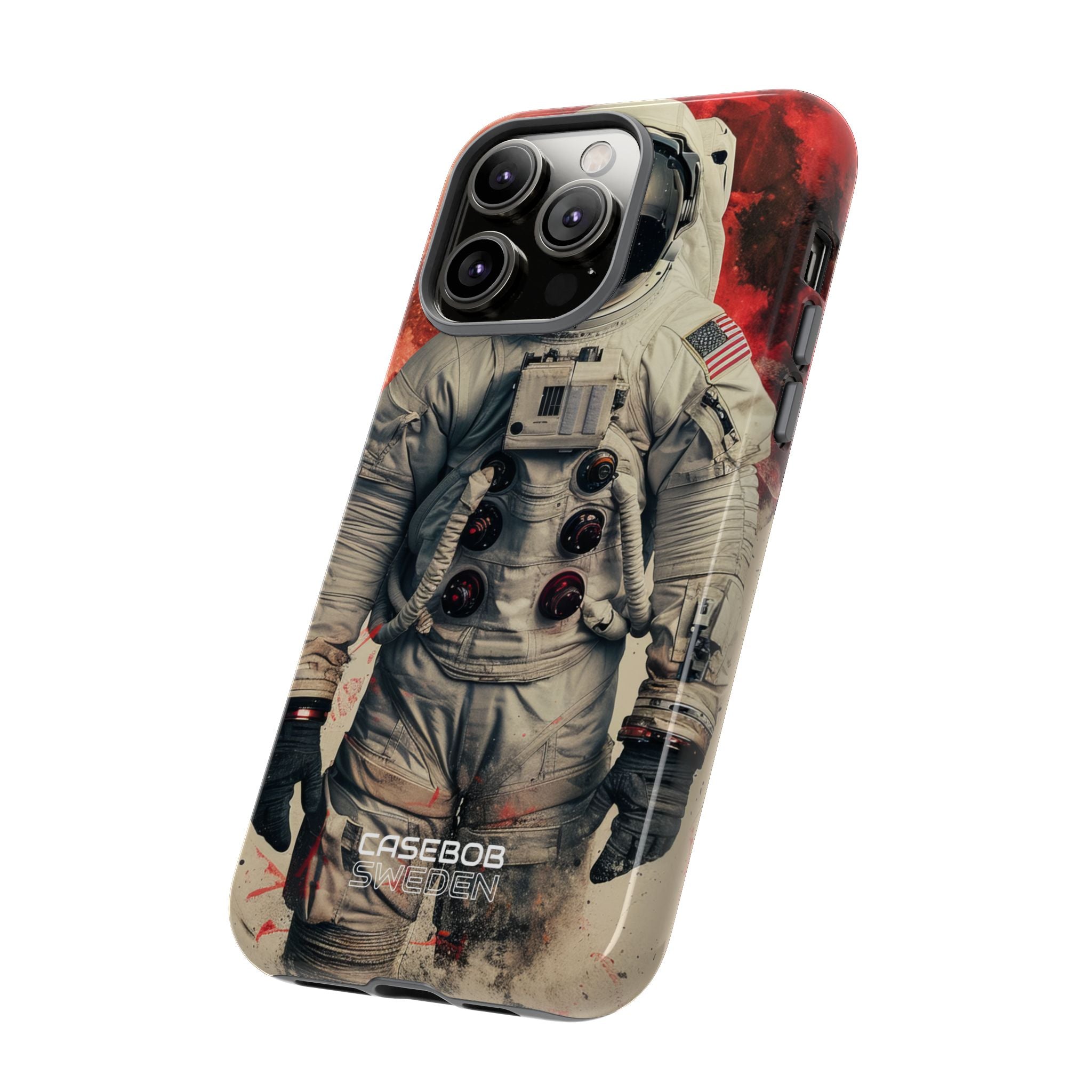 Crimson Spacewalk Dream iPhone 14 - Resistente