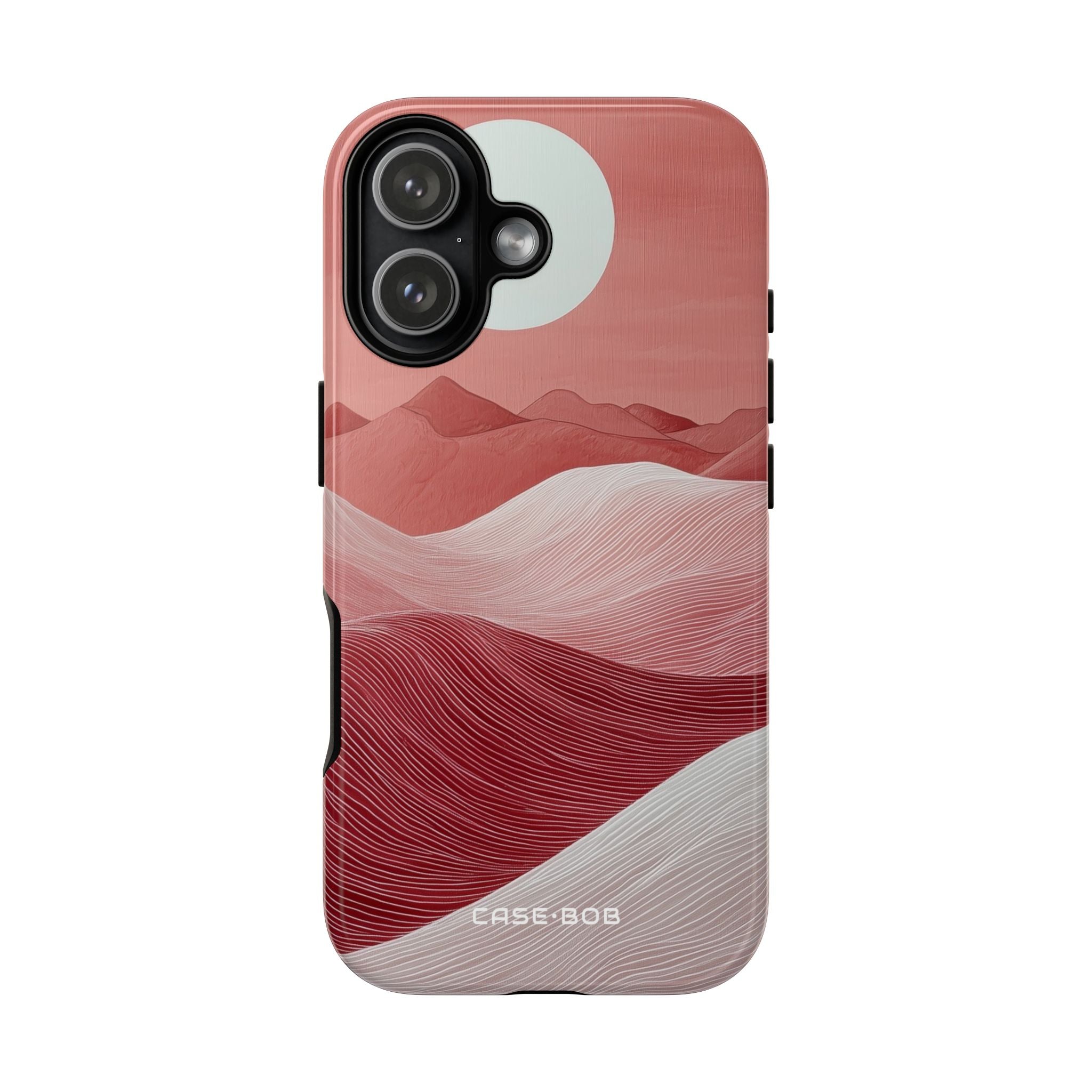 White Orb Dunes iPhone 17 Case - Tough