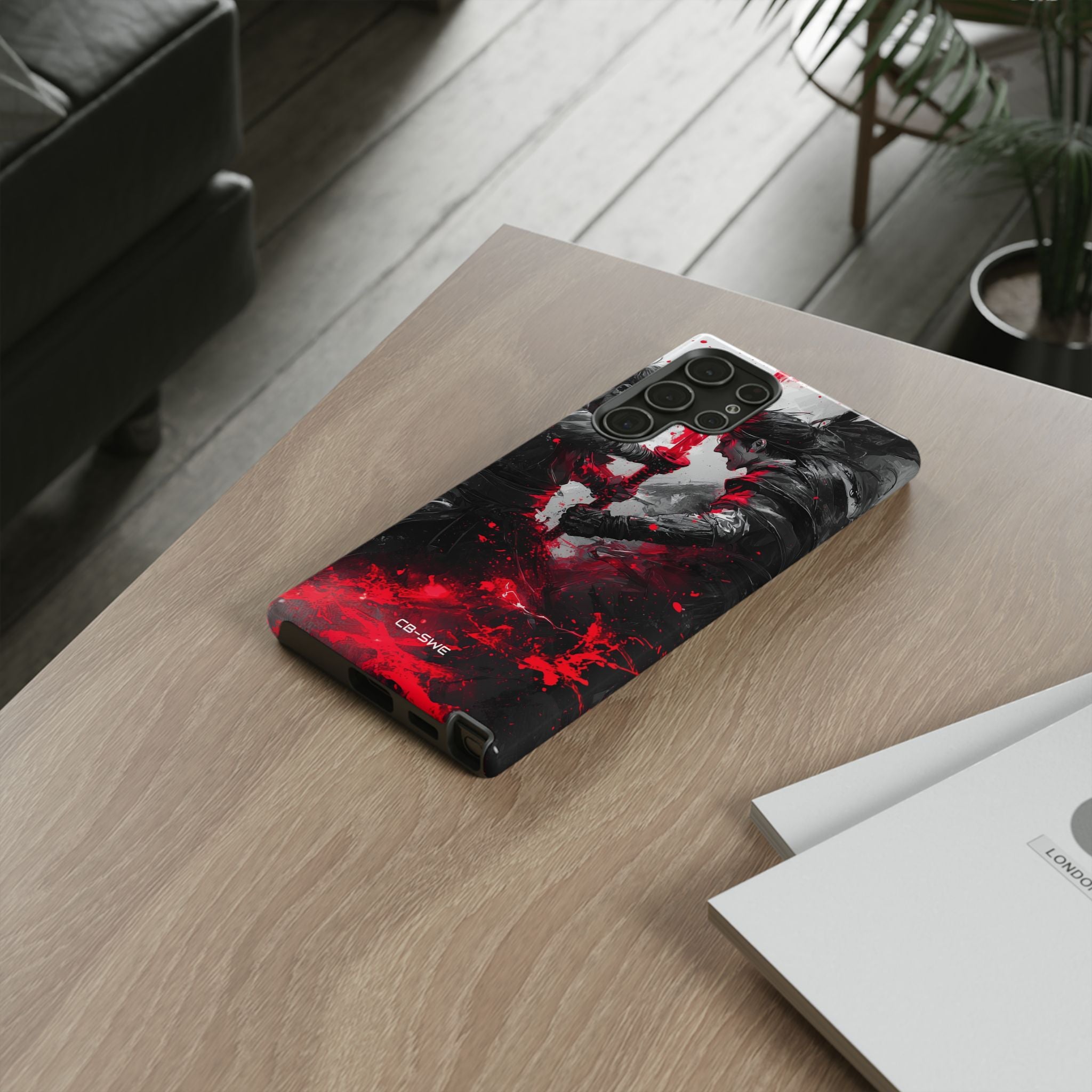 Crimson Blade Clash - Samsung Case