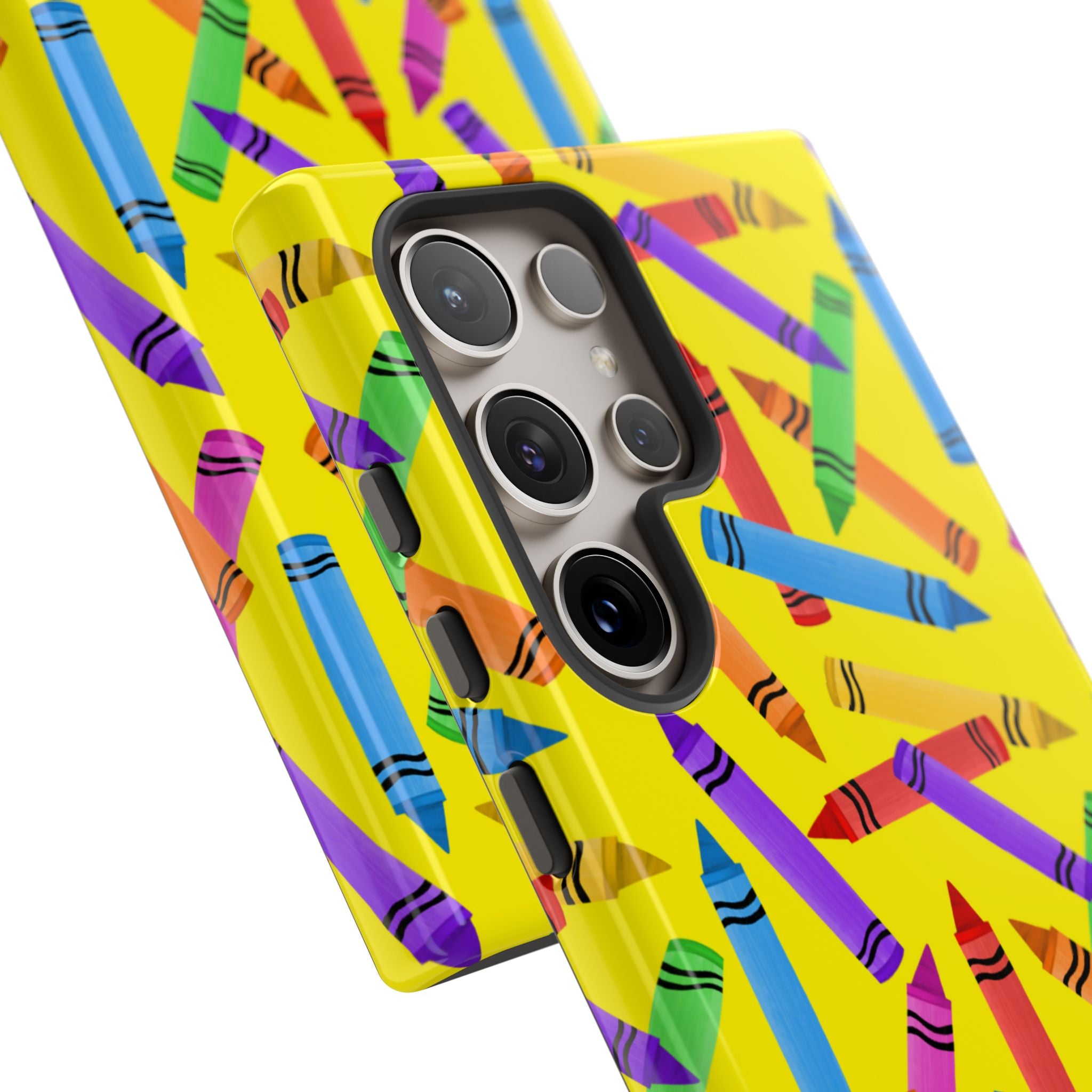 Crayons Scatter Playfully - Samsung Case