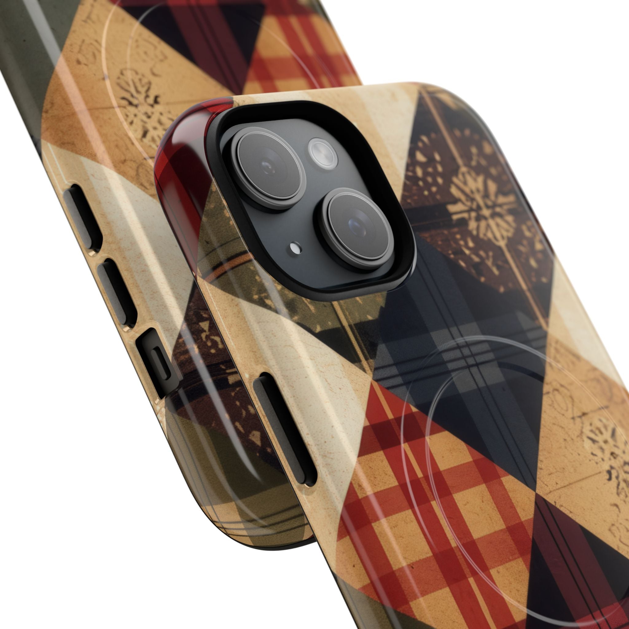Rustik Quilt Charm iPhone 15 - Tough+