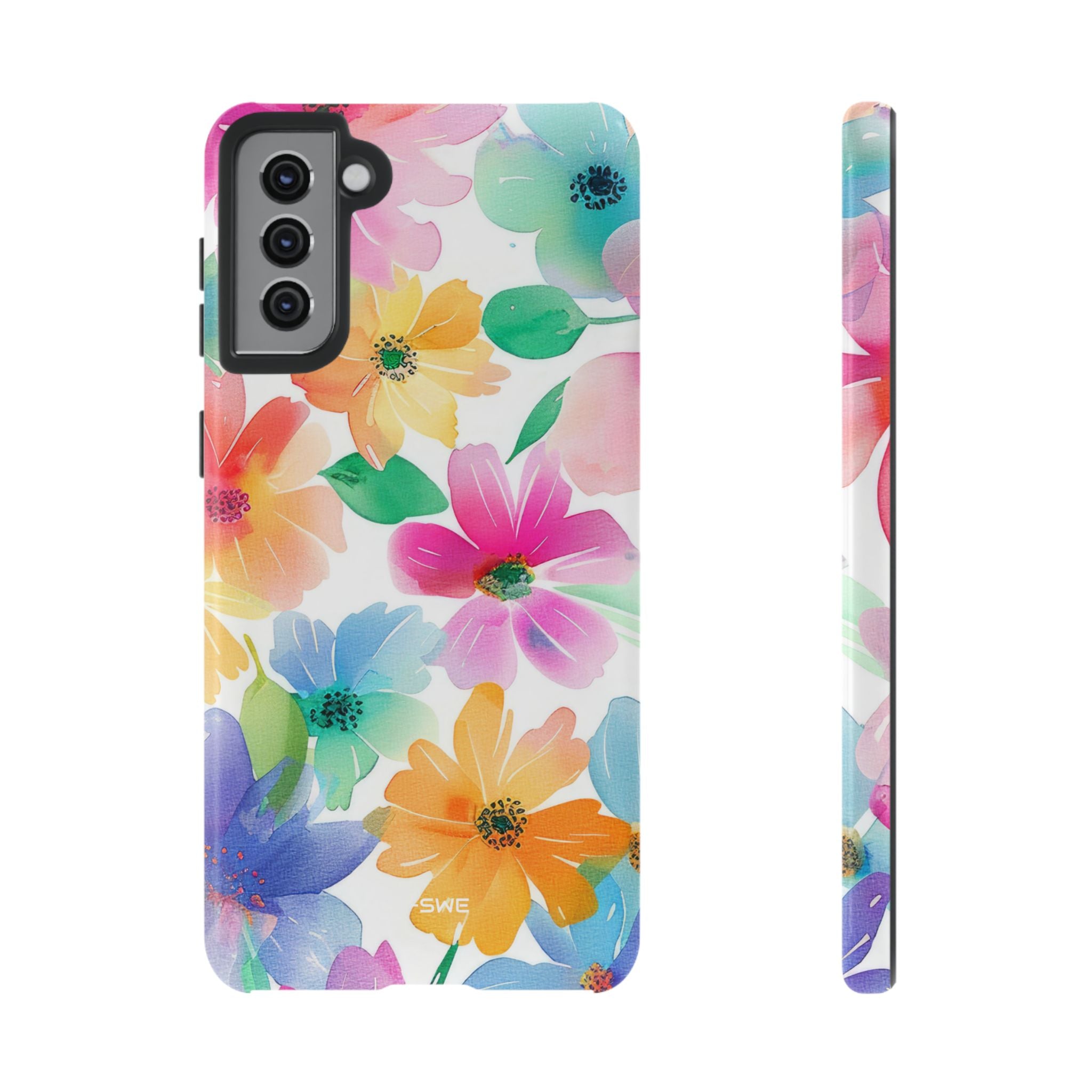 Vibrant Floral Impression - Samsung Case