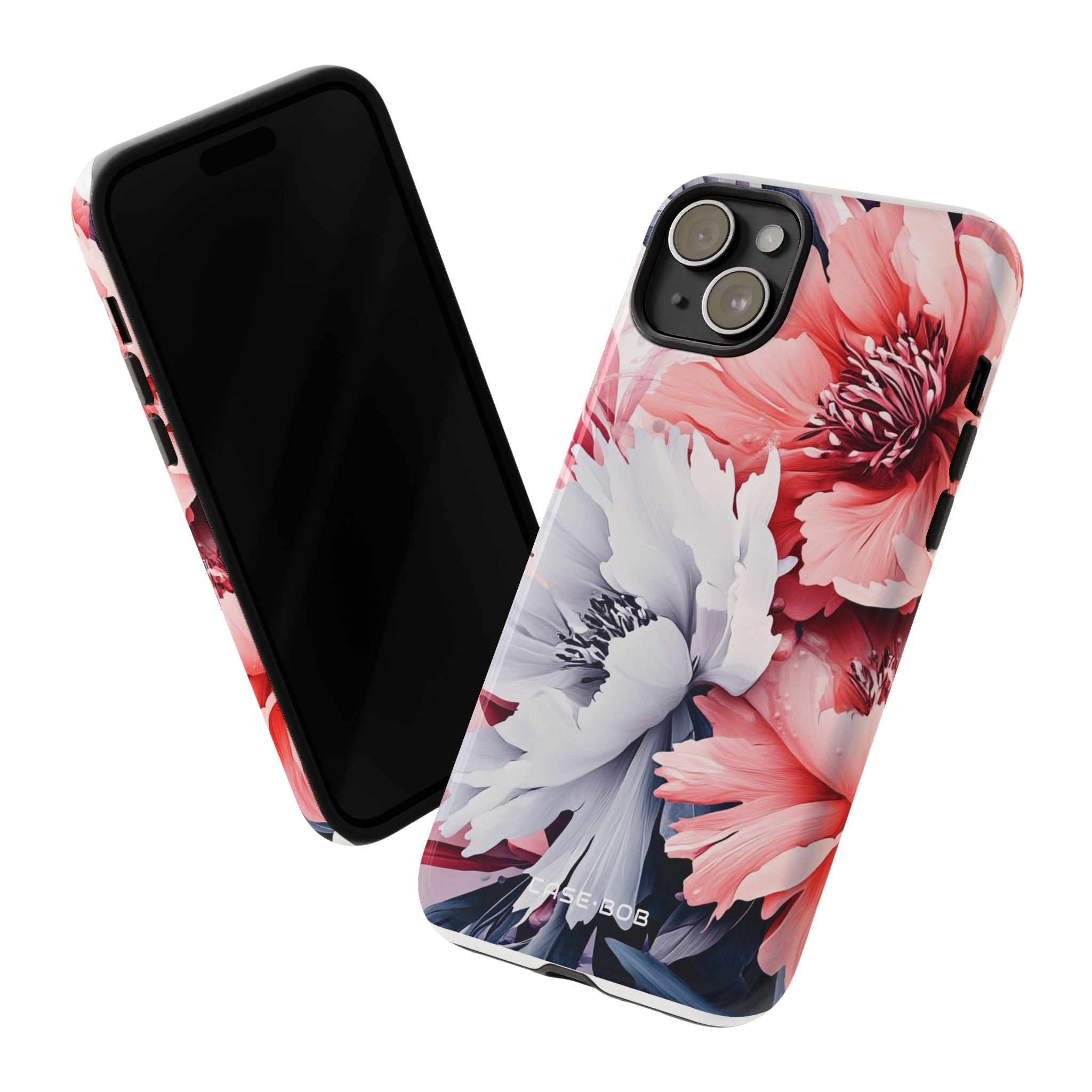 Coral Bloom iPhone 15 Plus Case - Tough
