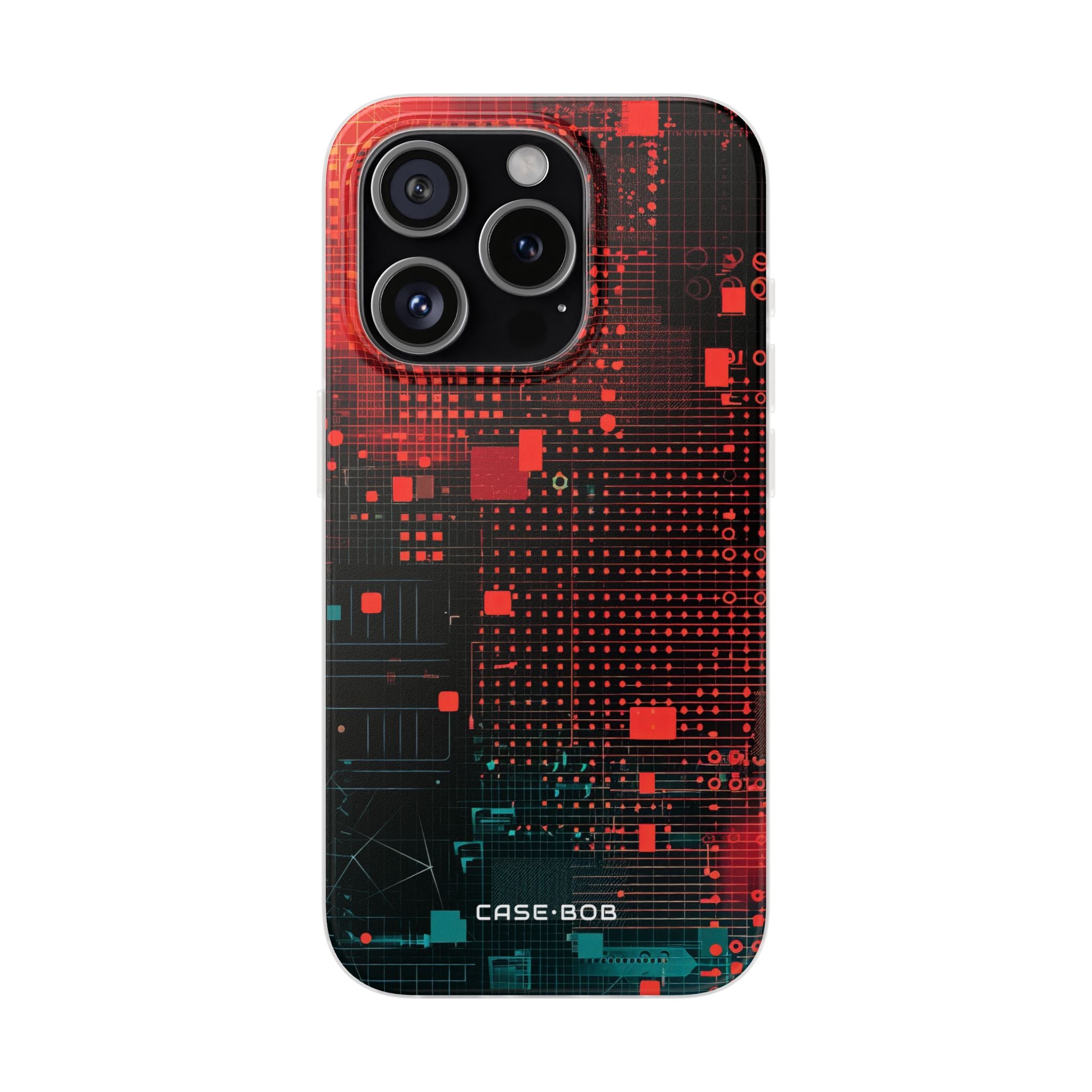 Grid Fusion iPhone 15 Pro Case - Soft