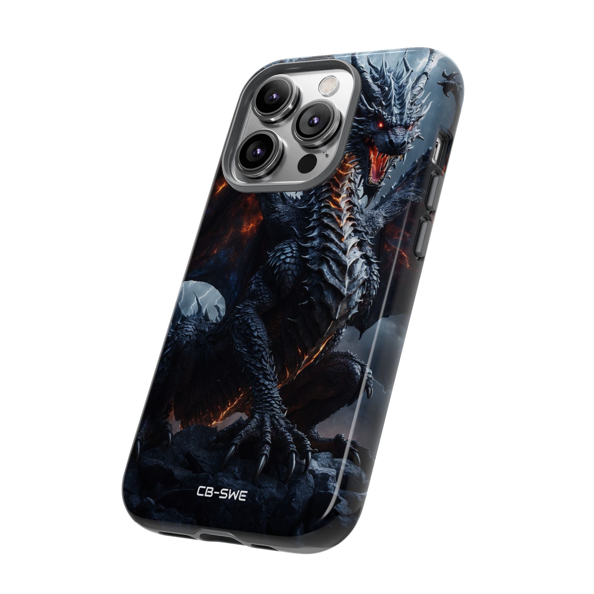 Fiery Wings Unleashed - iPhone Case