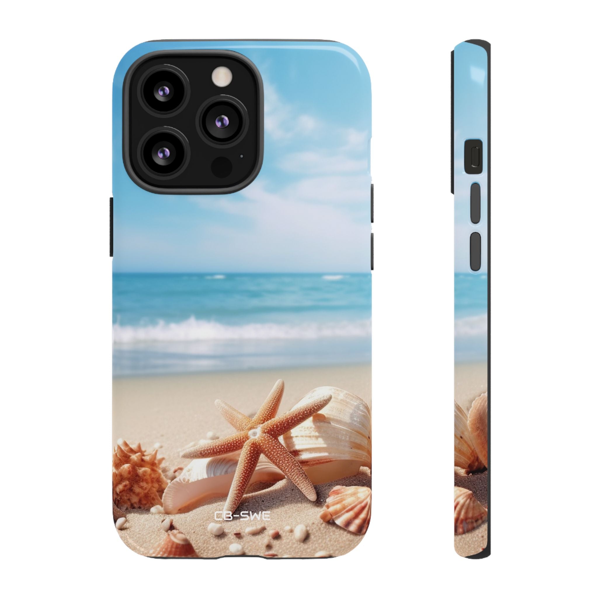 Shells Rest Beneath Waves - iPhone Case