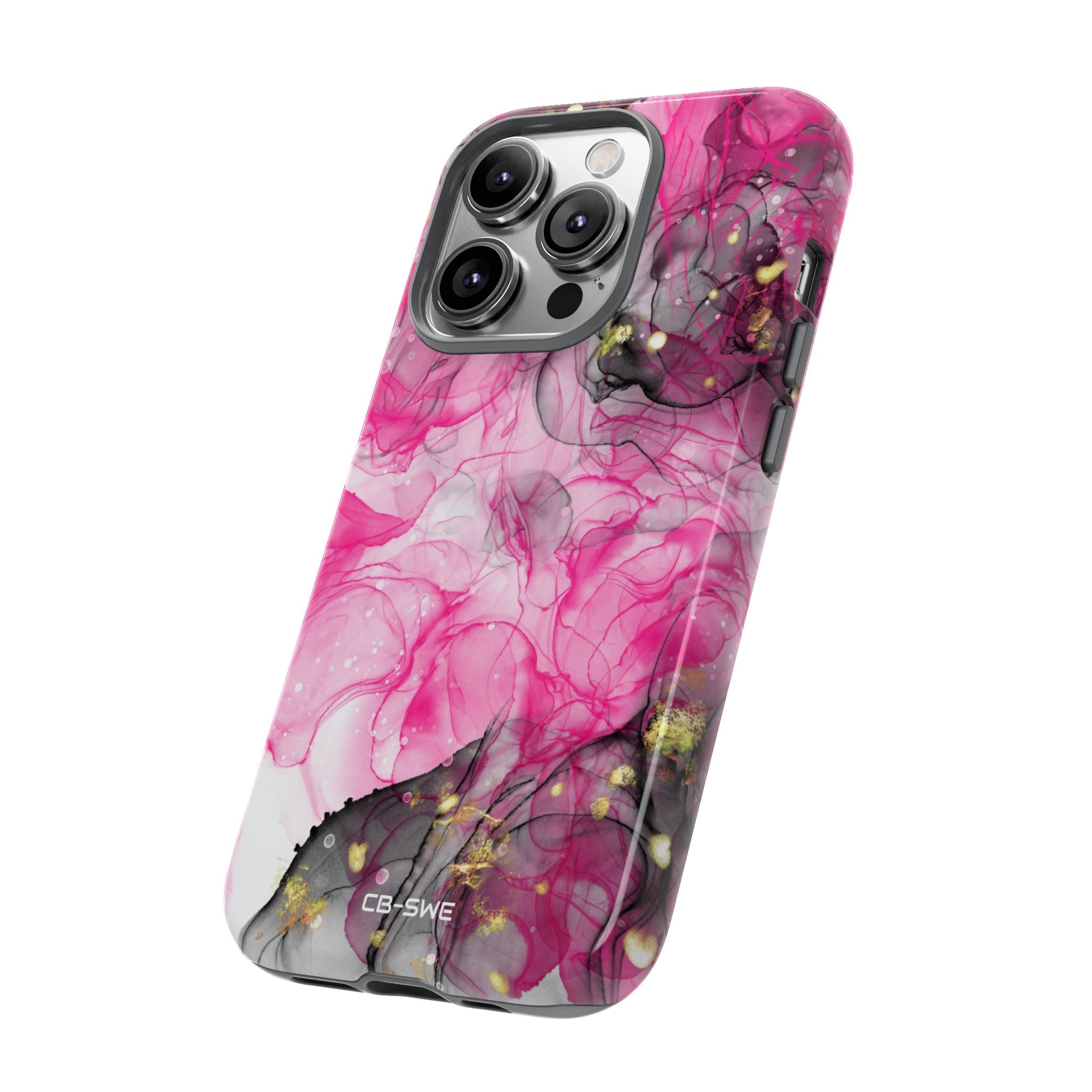 Vibrant Pink Swirls - iPhone Case