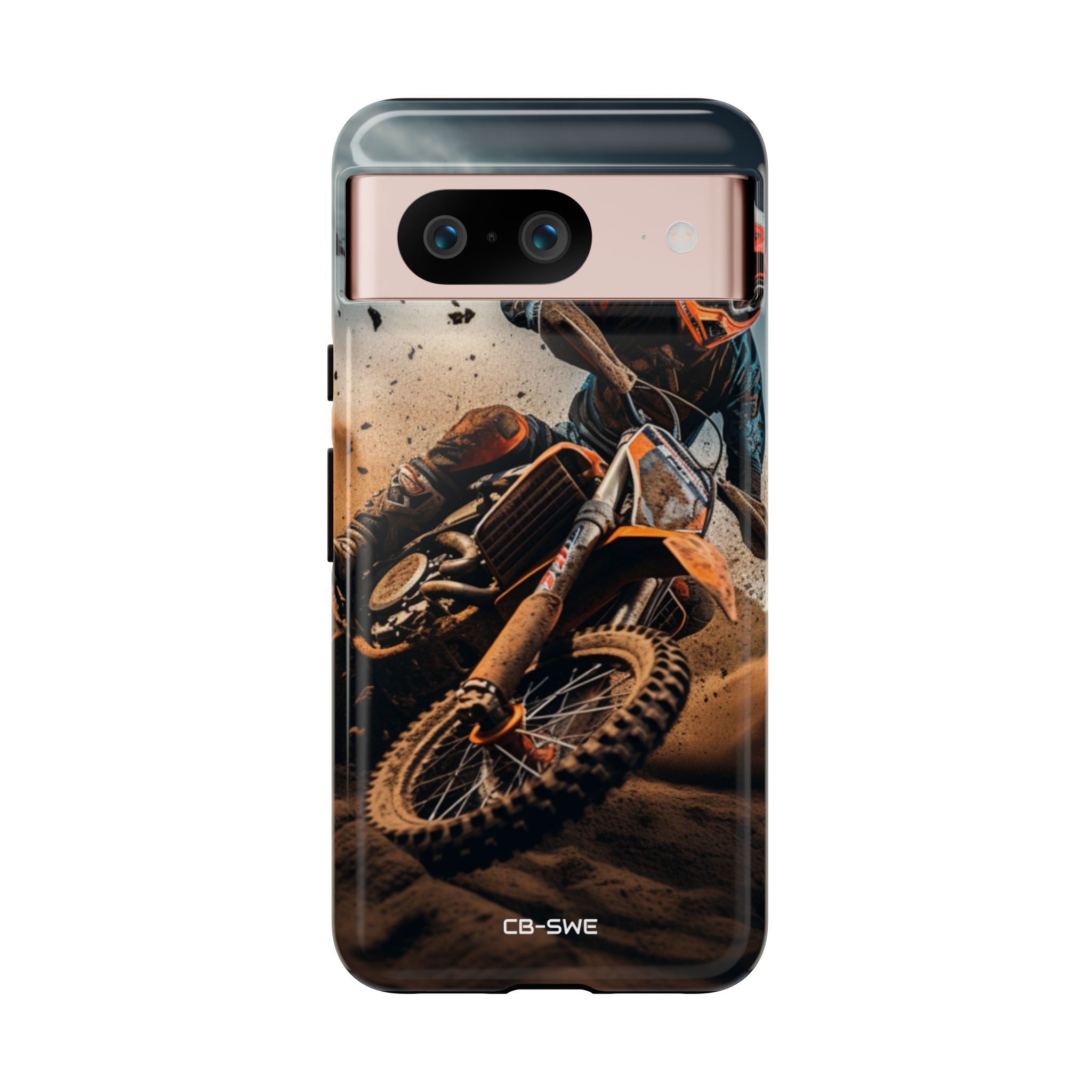 Rider Amidst Desert Fury - Google Pixel Case