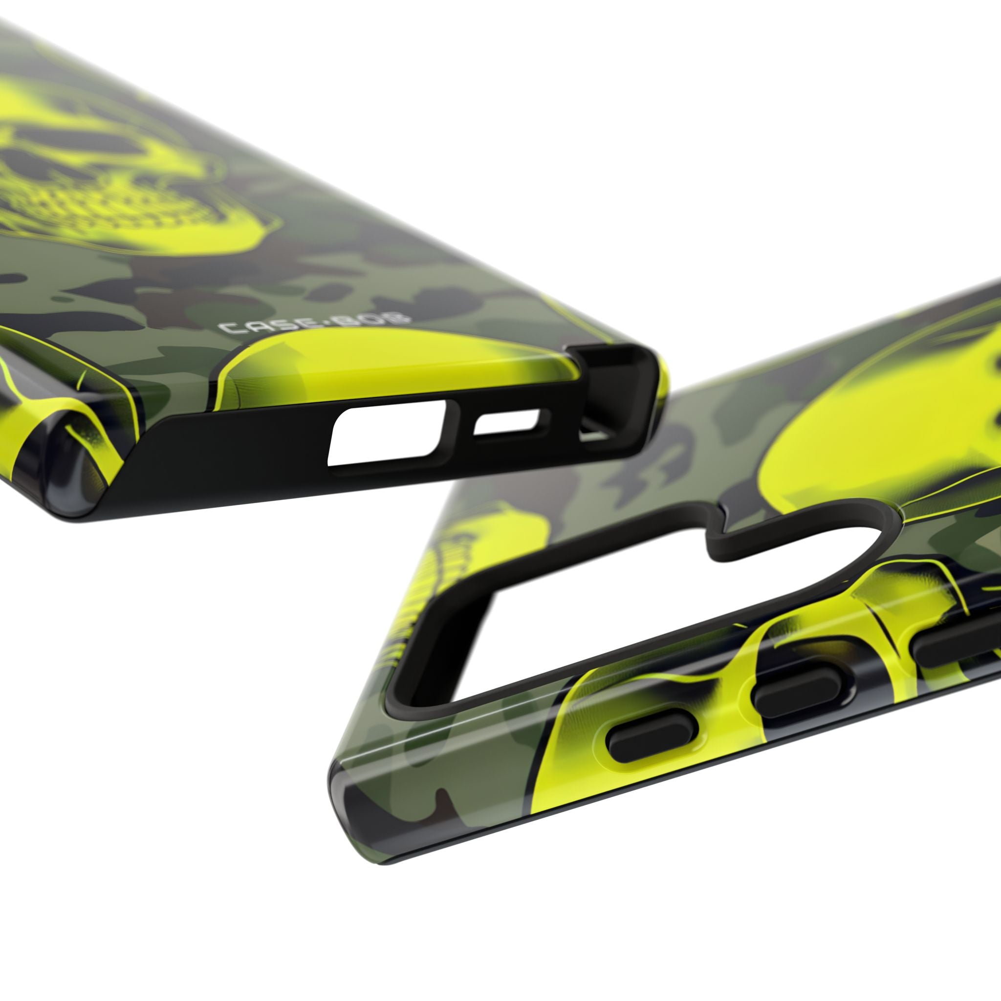 Neon Skull Camo Samsung S24 Ultra Case - Tough