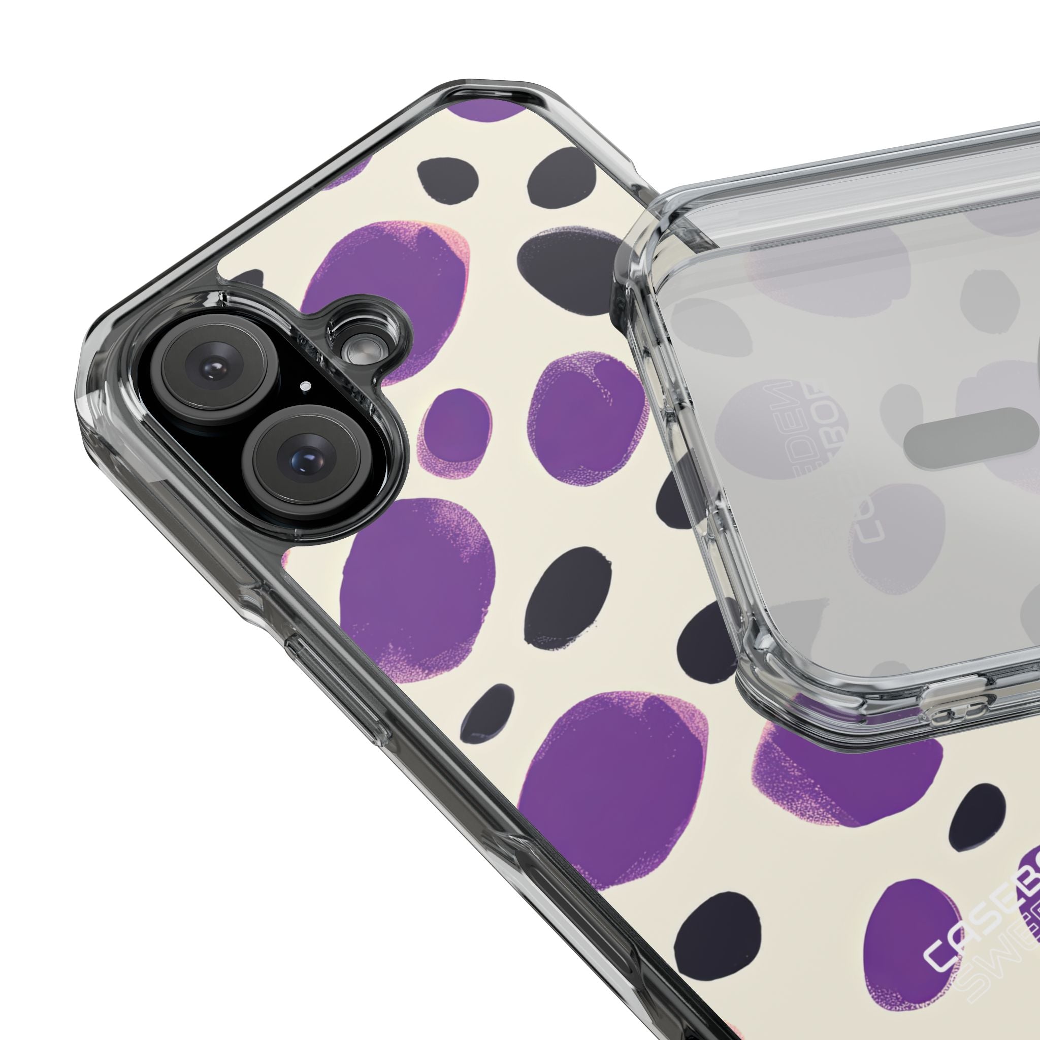 Purple Pebble Dance iPhone 16 - Impact Clear+