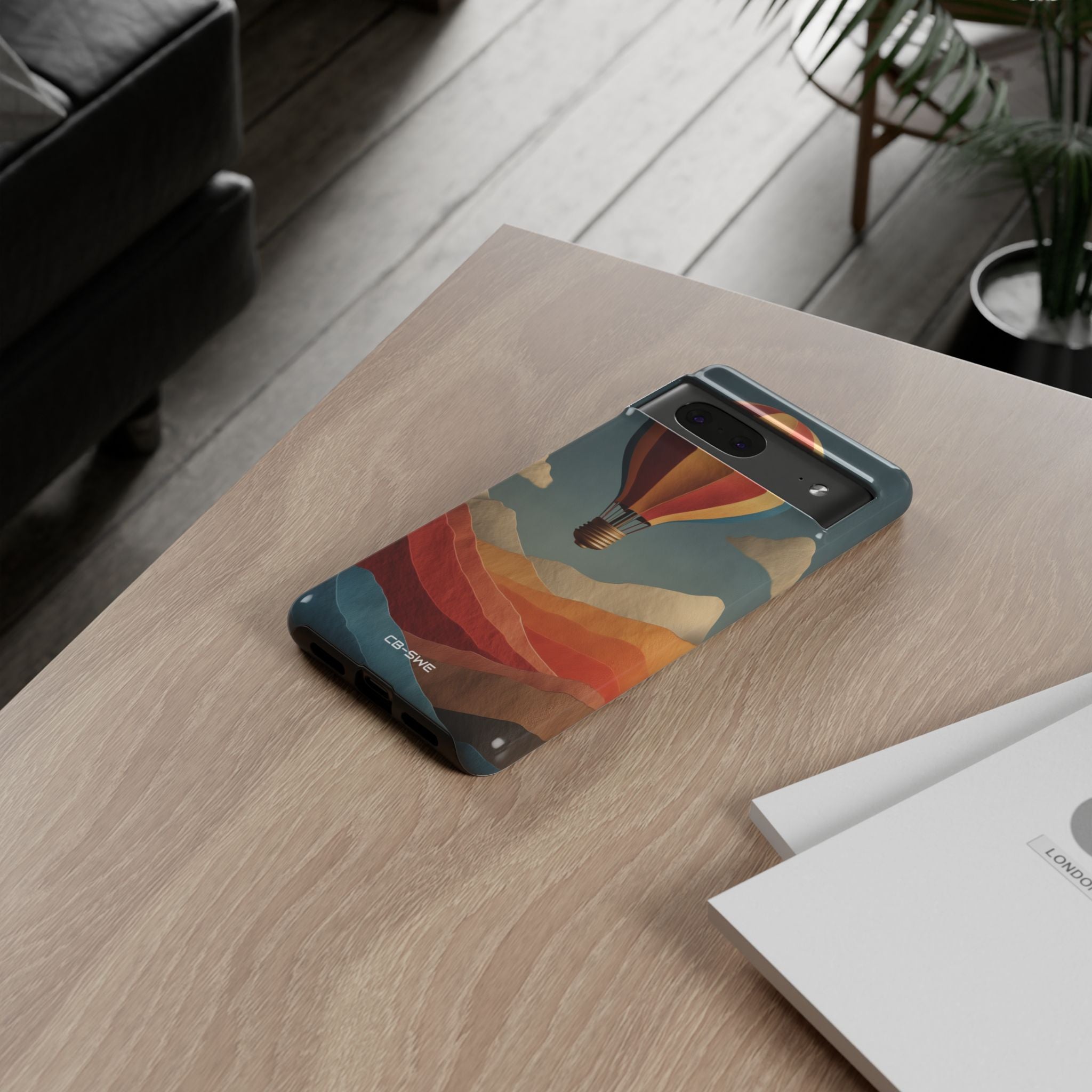 Hot Air Balloon Soars - Google Pixel Case