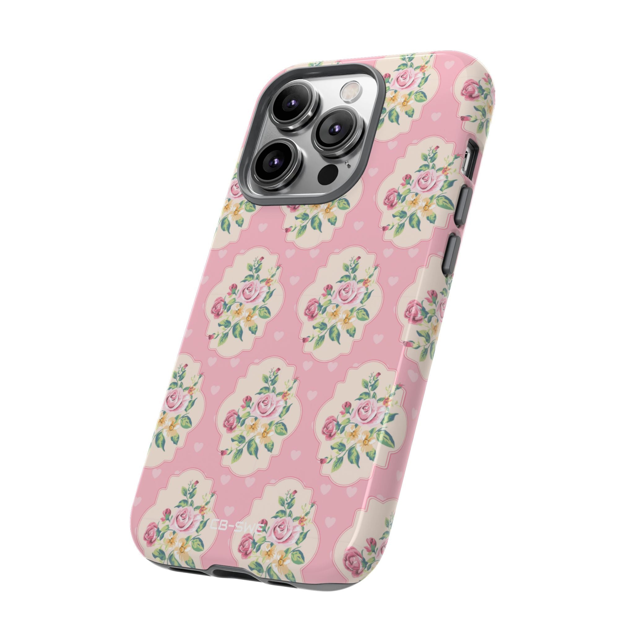 Vintage Floral Romance - iPhone Case