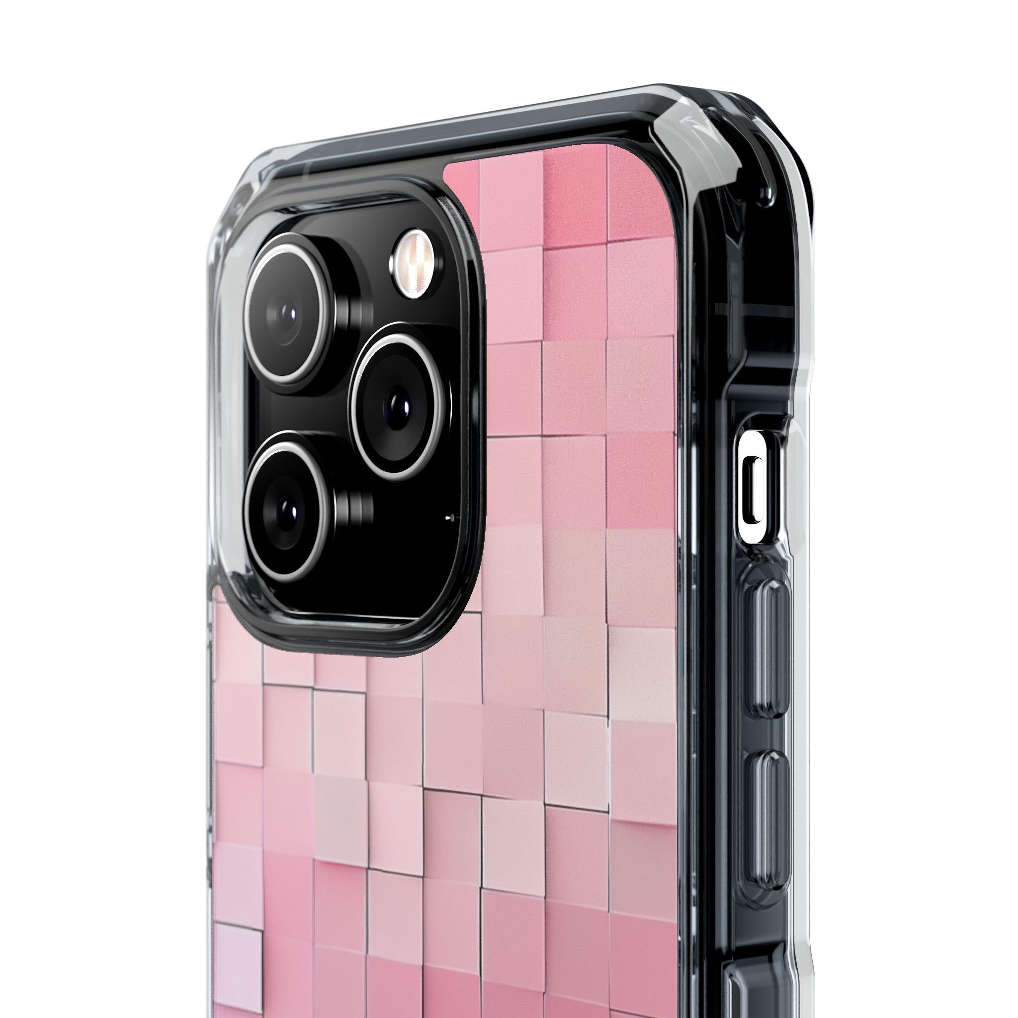 Pink Mosaic Glow iPhone 14 - Impact Clear+
