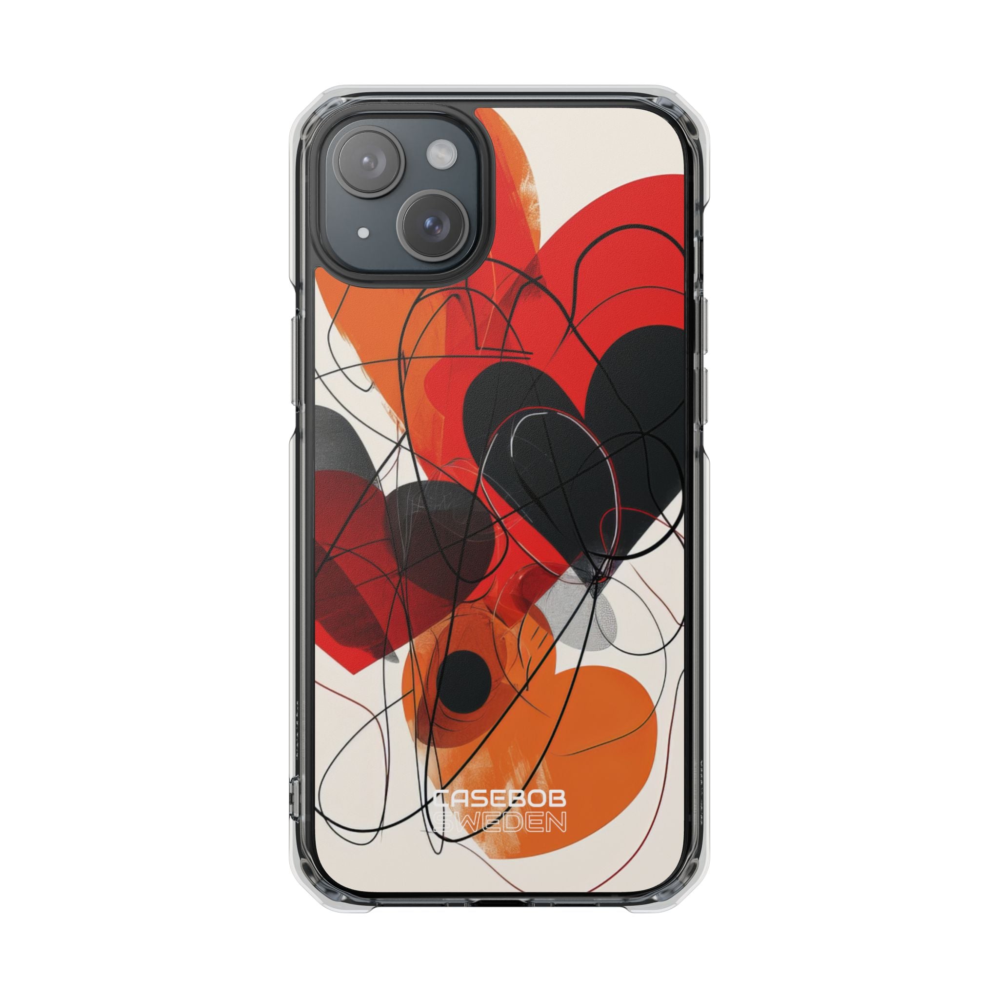 Crimson Motion Flow iPhone 15 - Impact Clear+