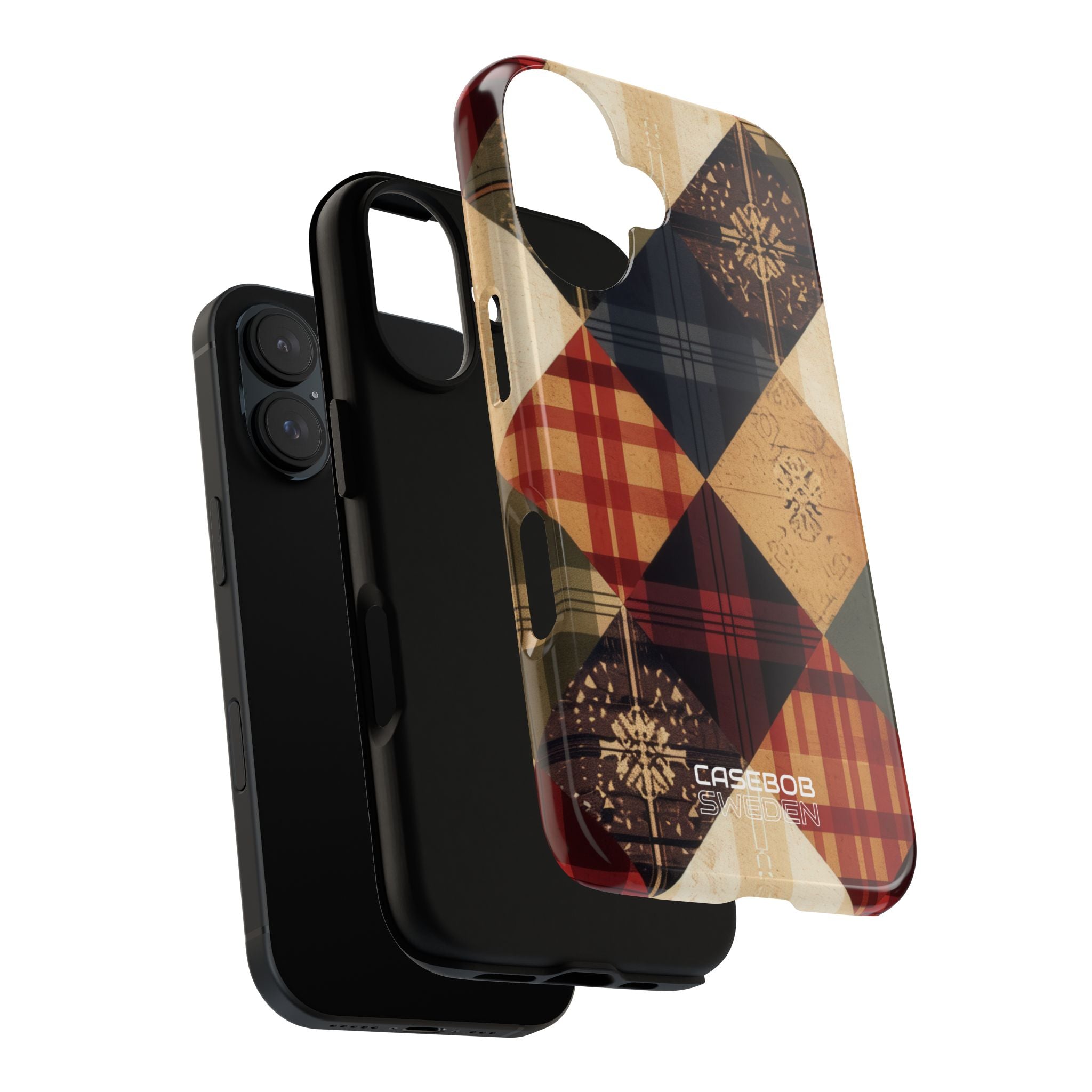 Rustic Quilt Charm iPhone 16 - Tough