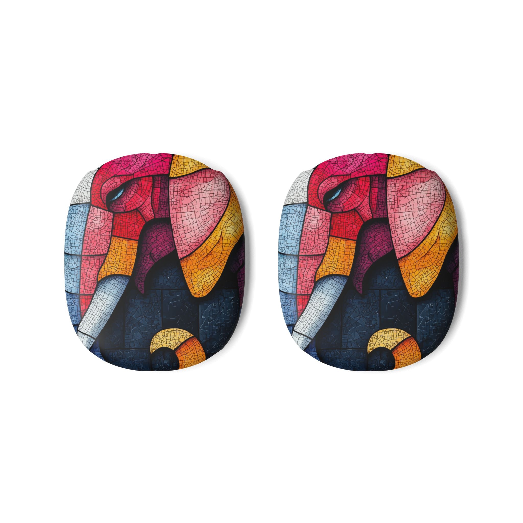 Blue Mosaic Elephant - AirPod Max Case