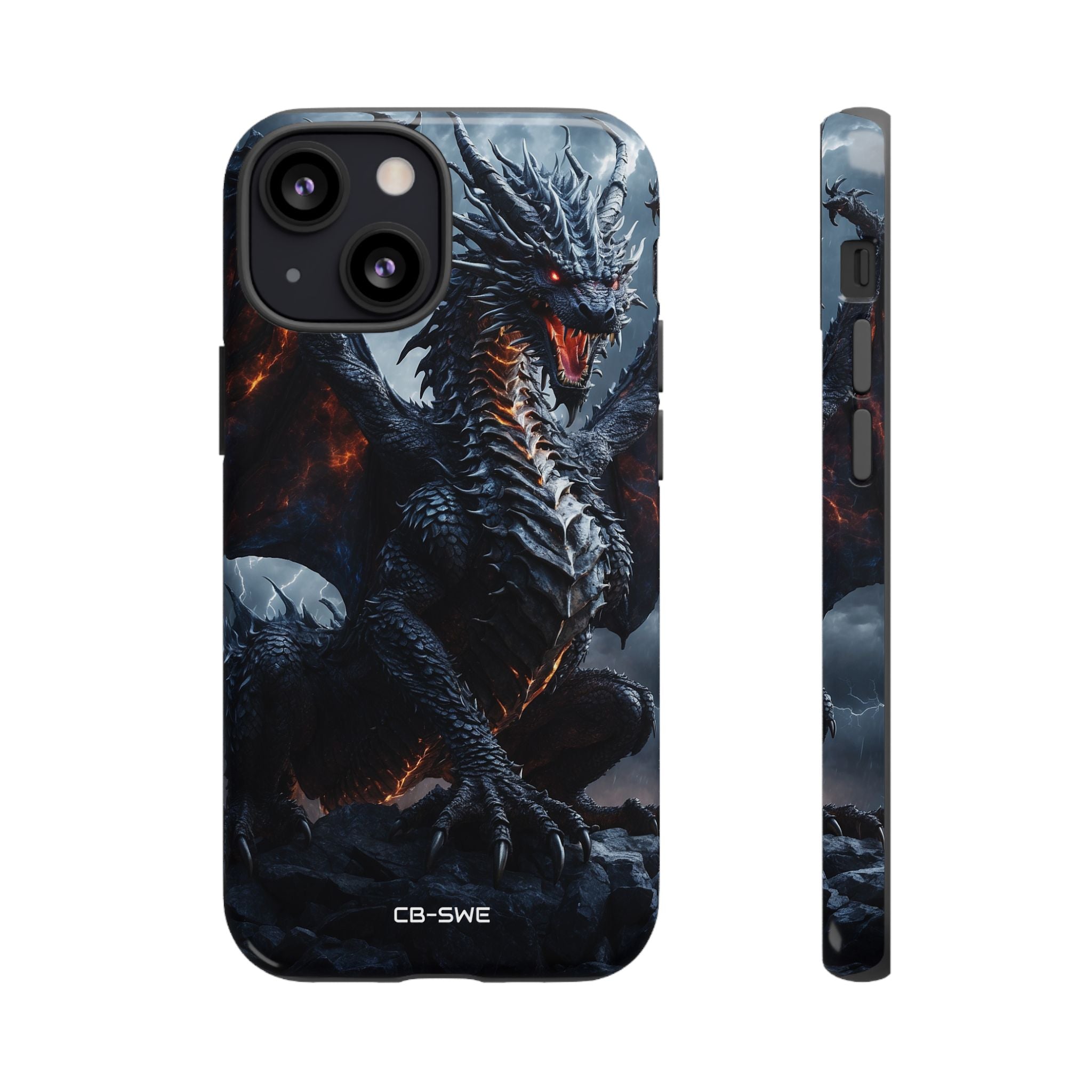 Fiery Wings Unleashed - iPhone Case