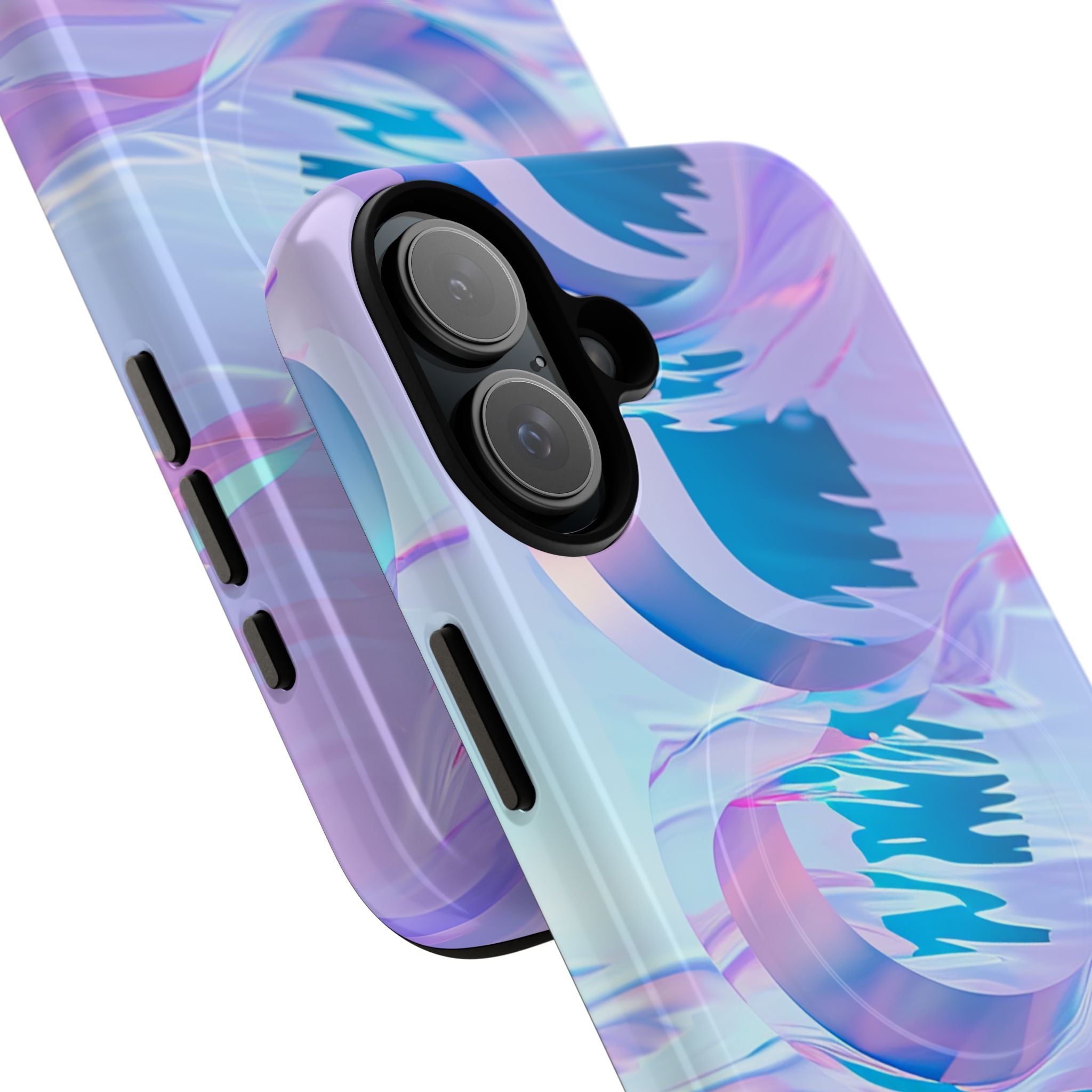 Iridescent Flowing Waves iPhone 16 - Tough+