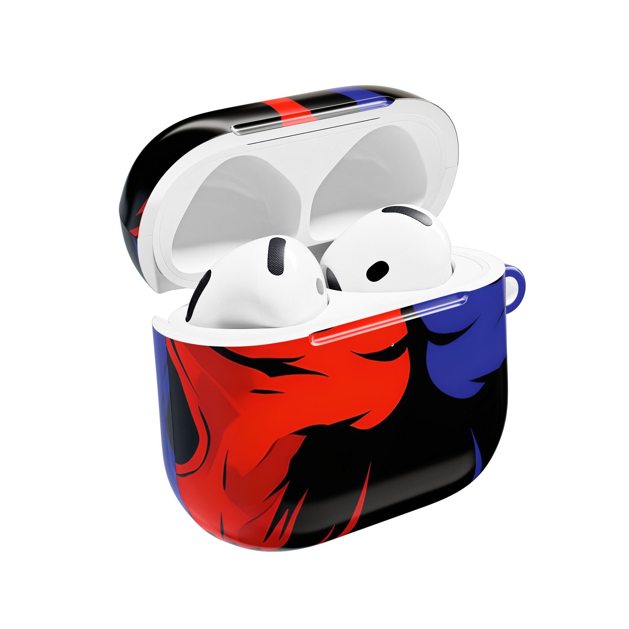 Dual Skulls RedBlue - AirPods Case