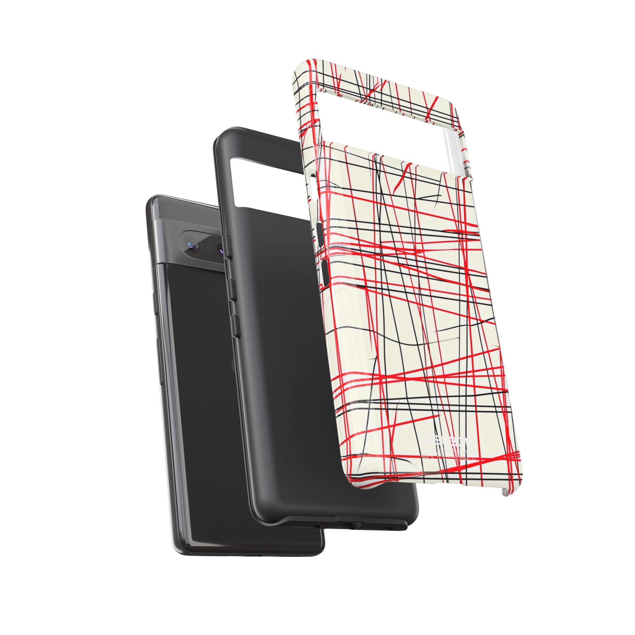 Crimson Wire Tangle Google Pixel 7 - Tough