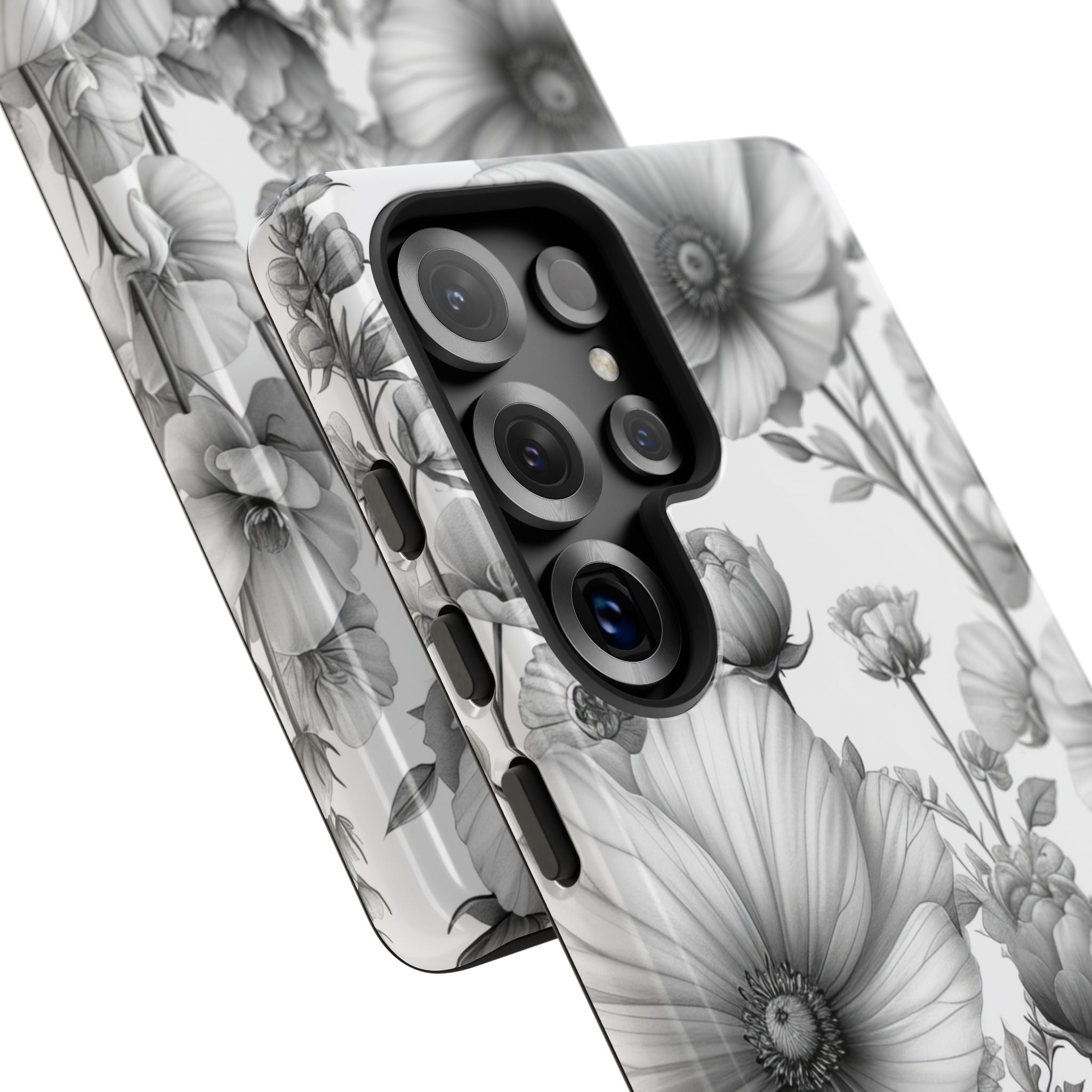 Incisione floreale vintage Samsung S25 - Tough