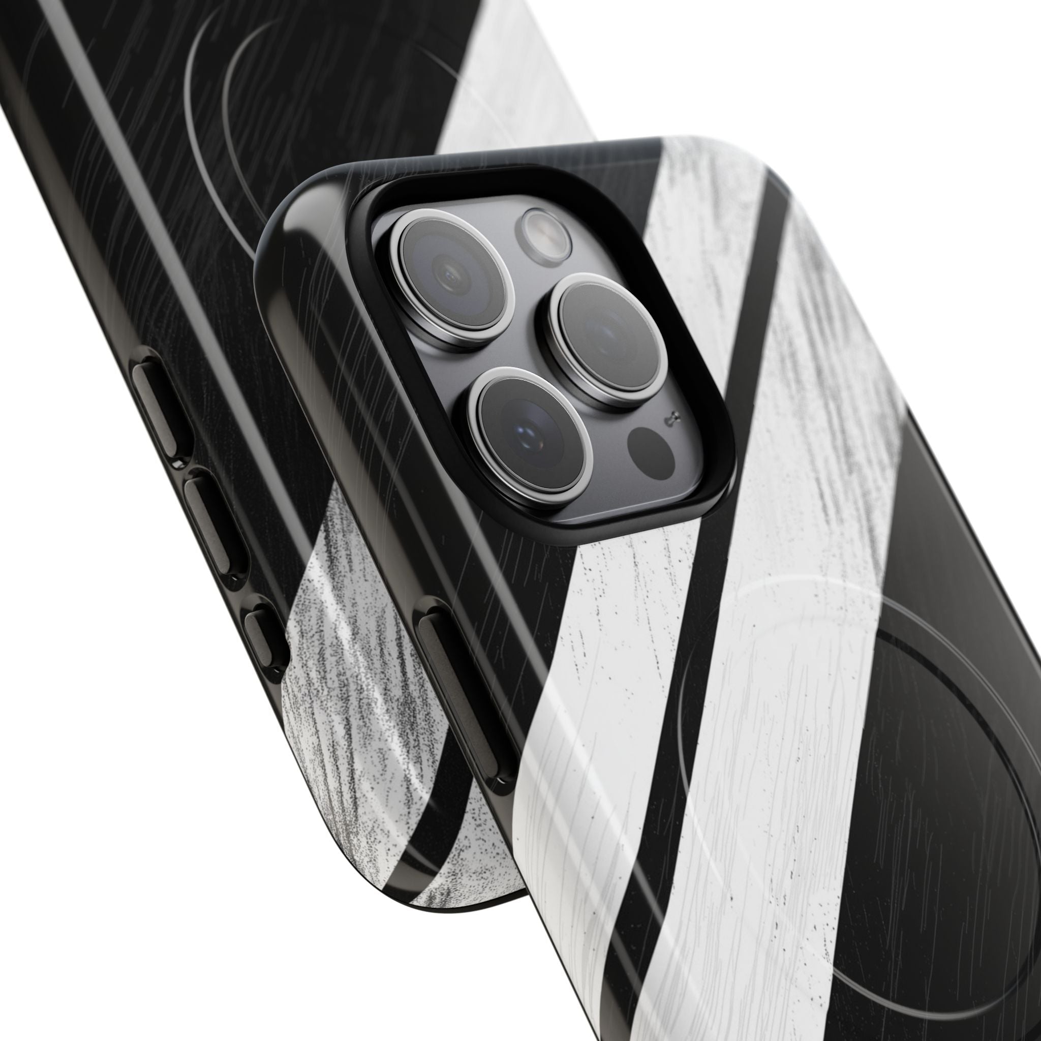 Distressed Stripe Motion iPhone 15 Pro Max Case - Tough+