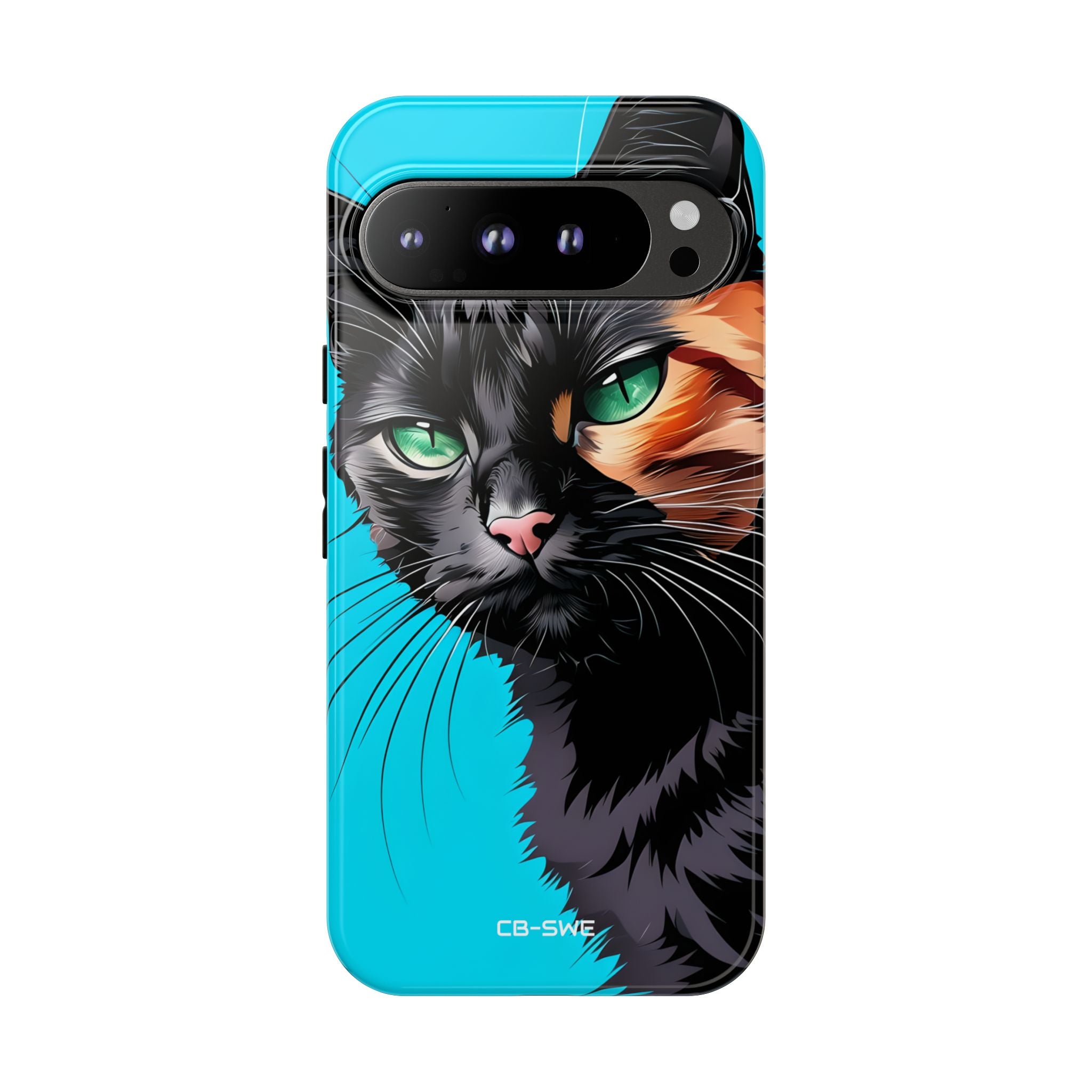 Curious Cat Stare - Google Pixel Case