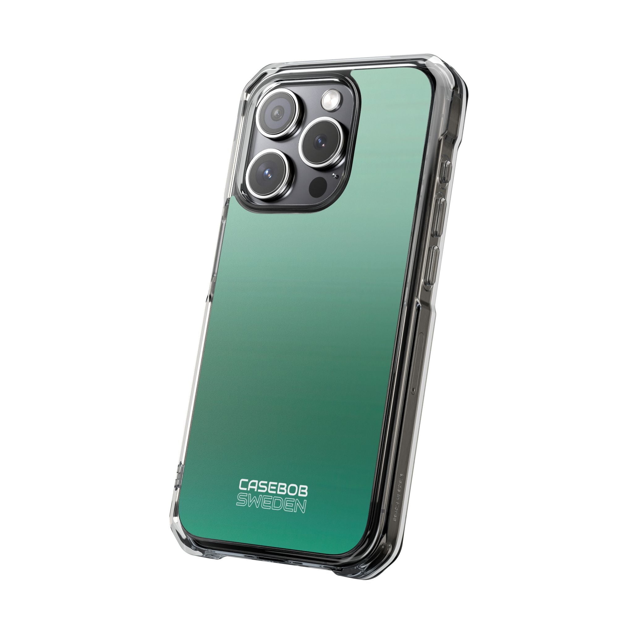 Teal Horizon Layers iPhone 15 - Impact Clear+