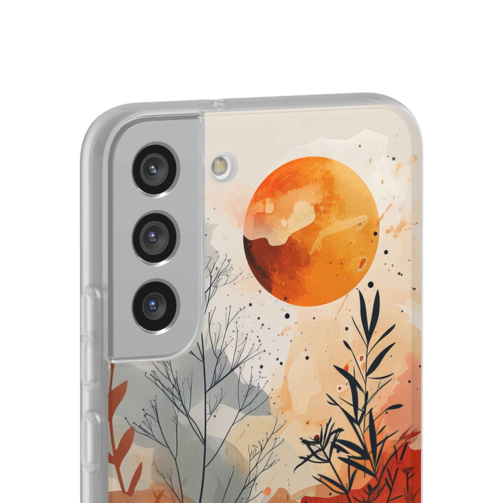 Orange Solstice Samsung S22 Plus Case - Soft