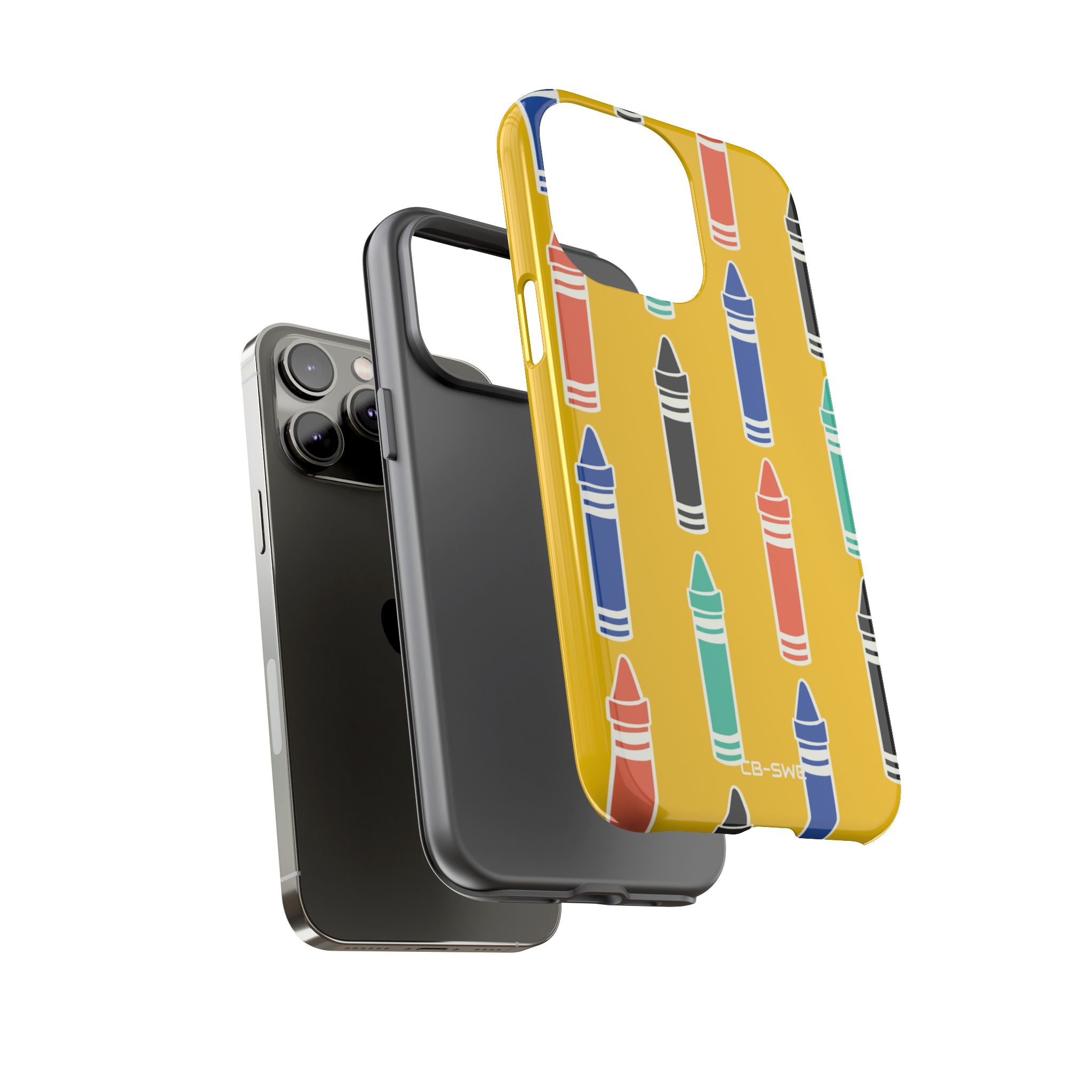 Crayons Dance Joyfully - iPhone Case
