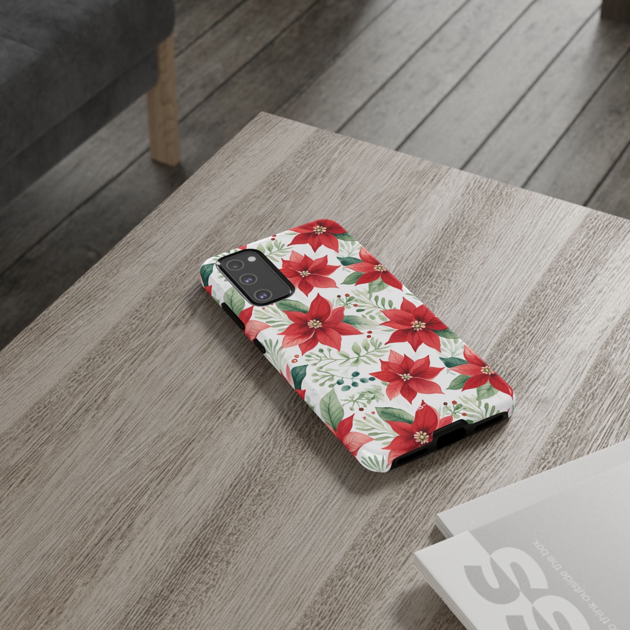 Poinsettias Bloom Bright - Samsung Case