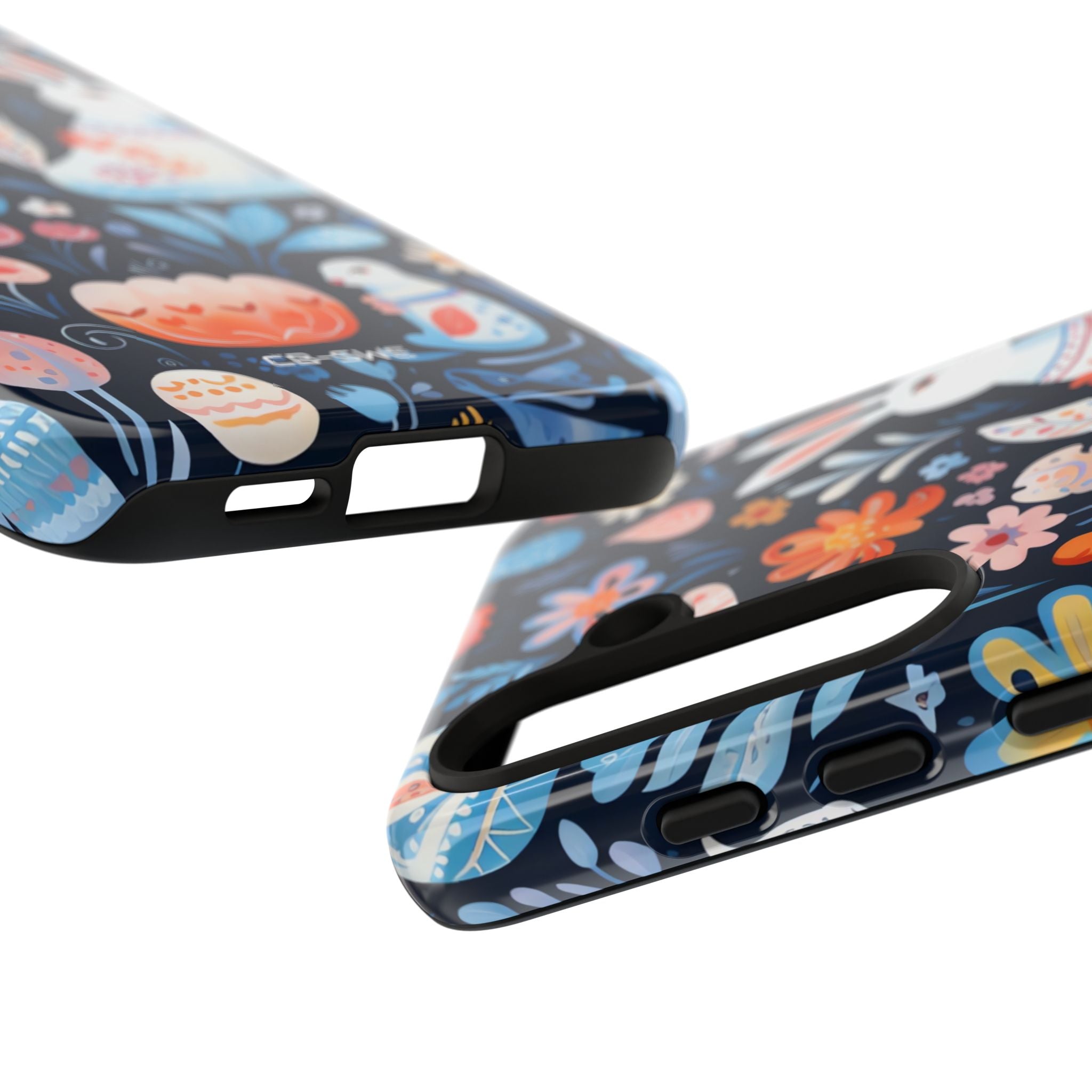 Bunnies Play Among Flowers - Samsung Case