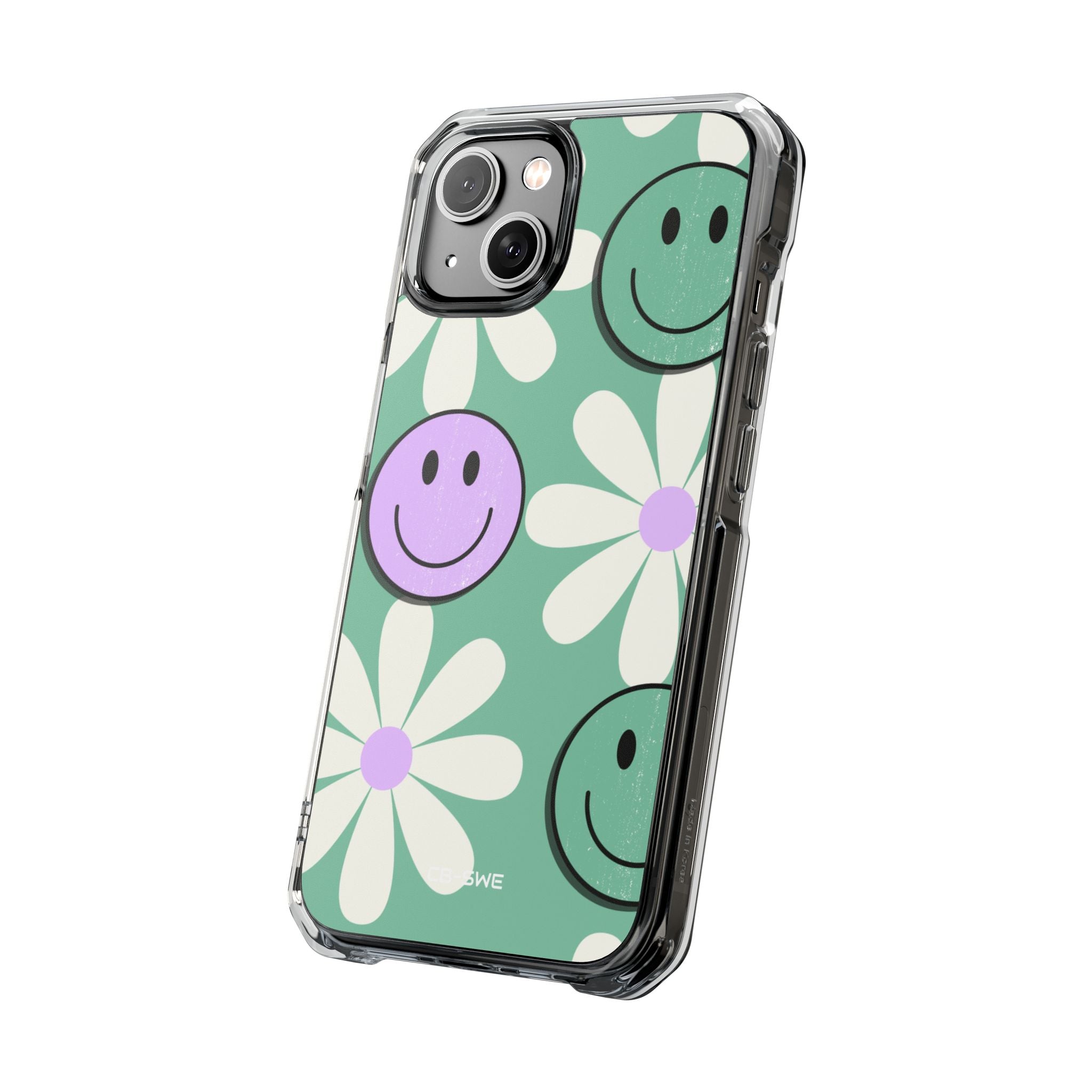 Playful Retro Blooms iPhone Case - Impact