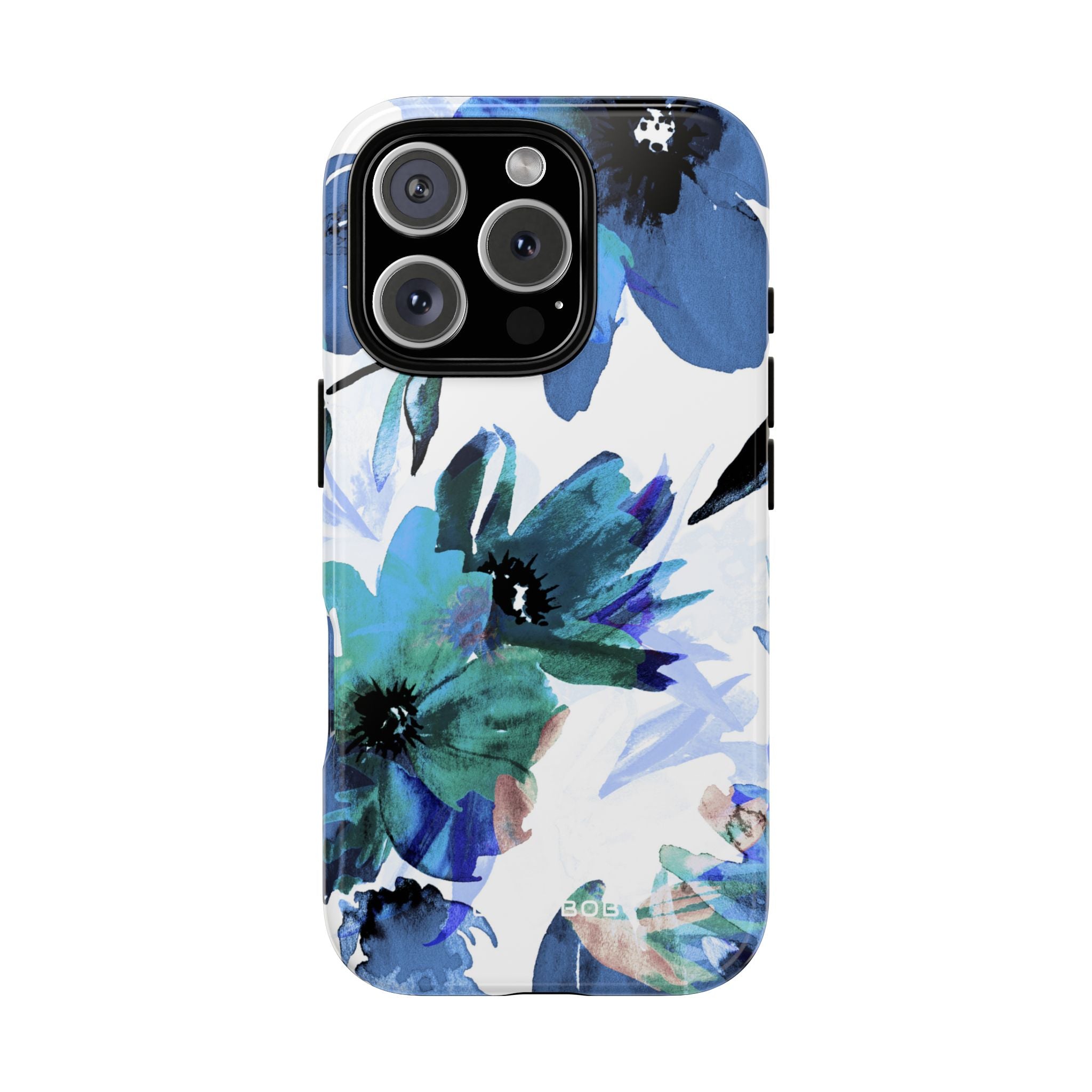 Blue Bloom iPhone 16 Pro Case - Tough