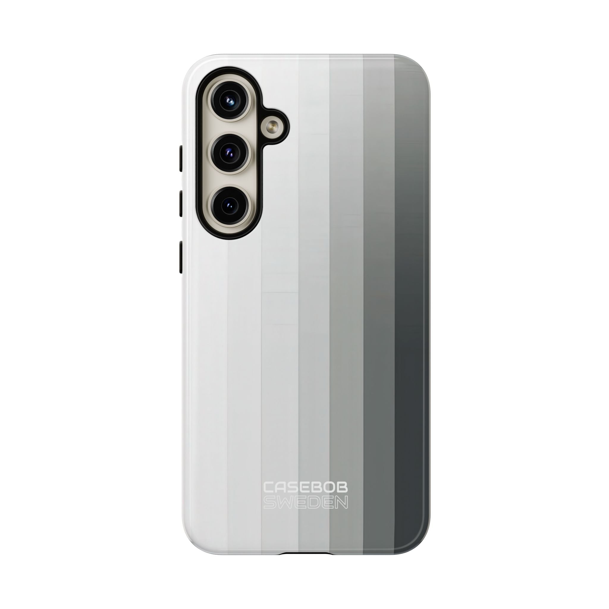 Silver Gradient Stripes Samsung S24 - Tough