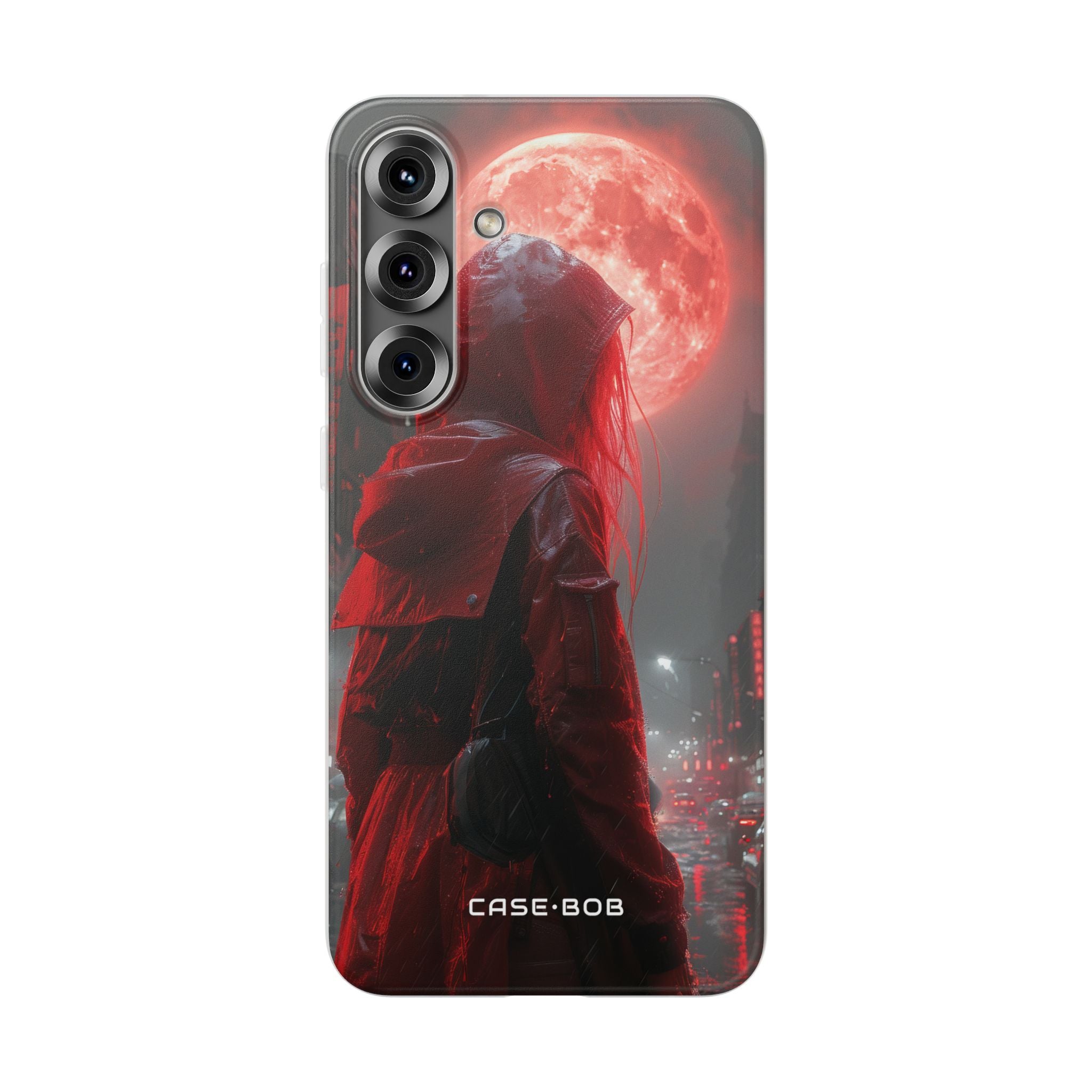 Red Hood Moon Samsung S25 Plus Case - Soft