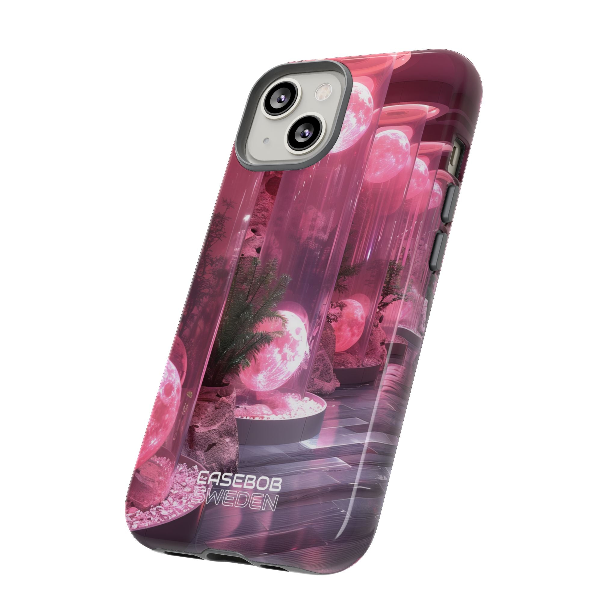 Futuristic Moon Garden iPhone 14 - Tough