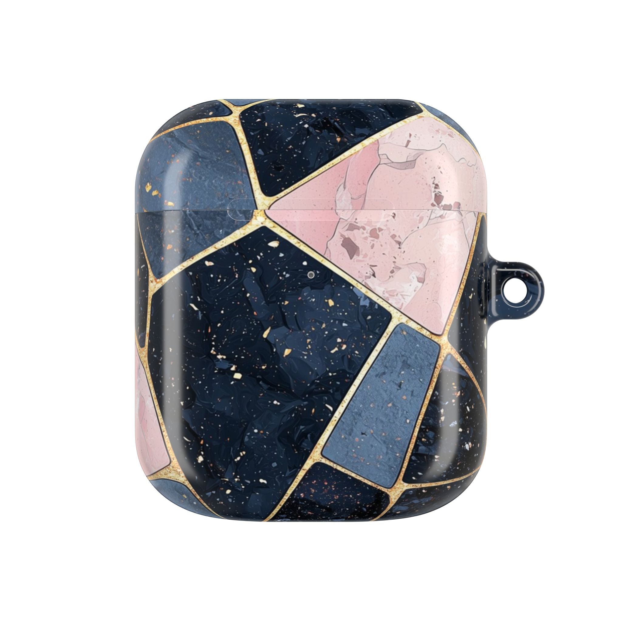 Golden Mosaic Navy - AirPods Case