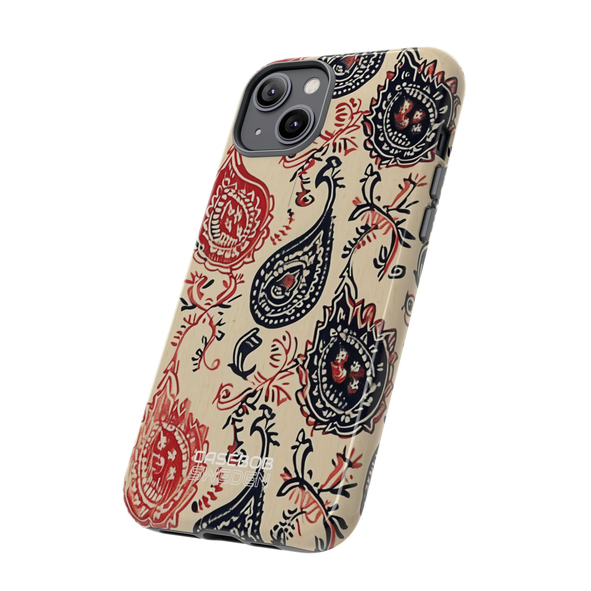 Tourbillon Paisley Marine iPhone 14 - Tough