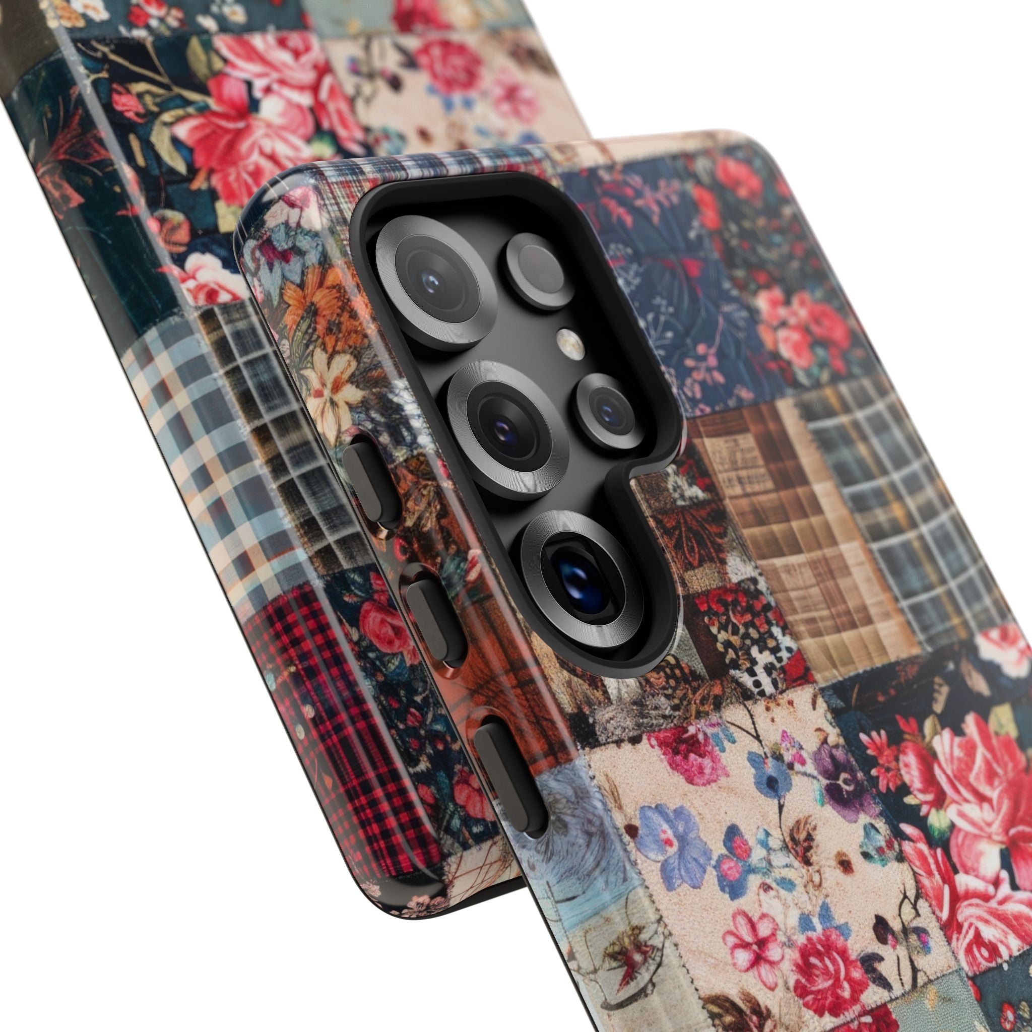 Patchwork Floral Quilt Samsung S25 - Tough